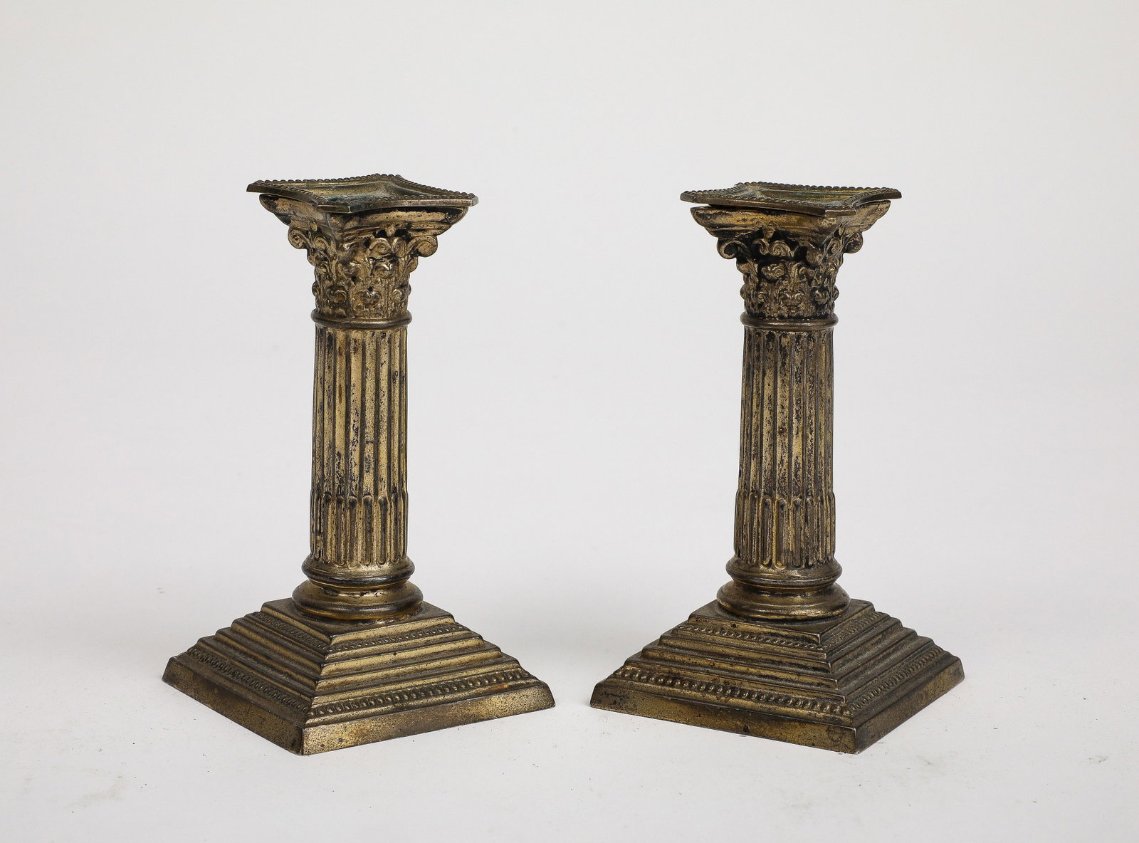 Pair of Goldsmiths & Silversmiths Company Candlesticks - 7