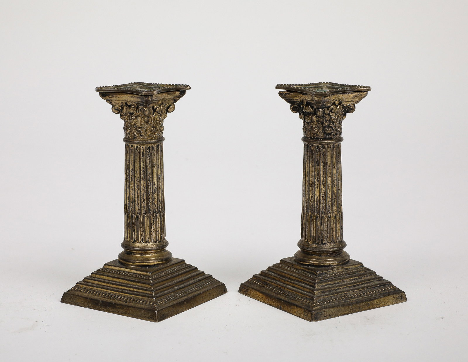 Pair of Goldsmiths & Silversmiths Company Candlesticks - 8
