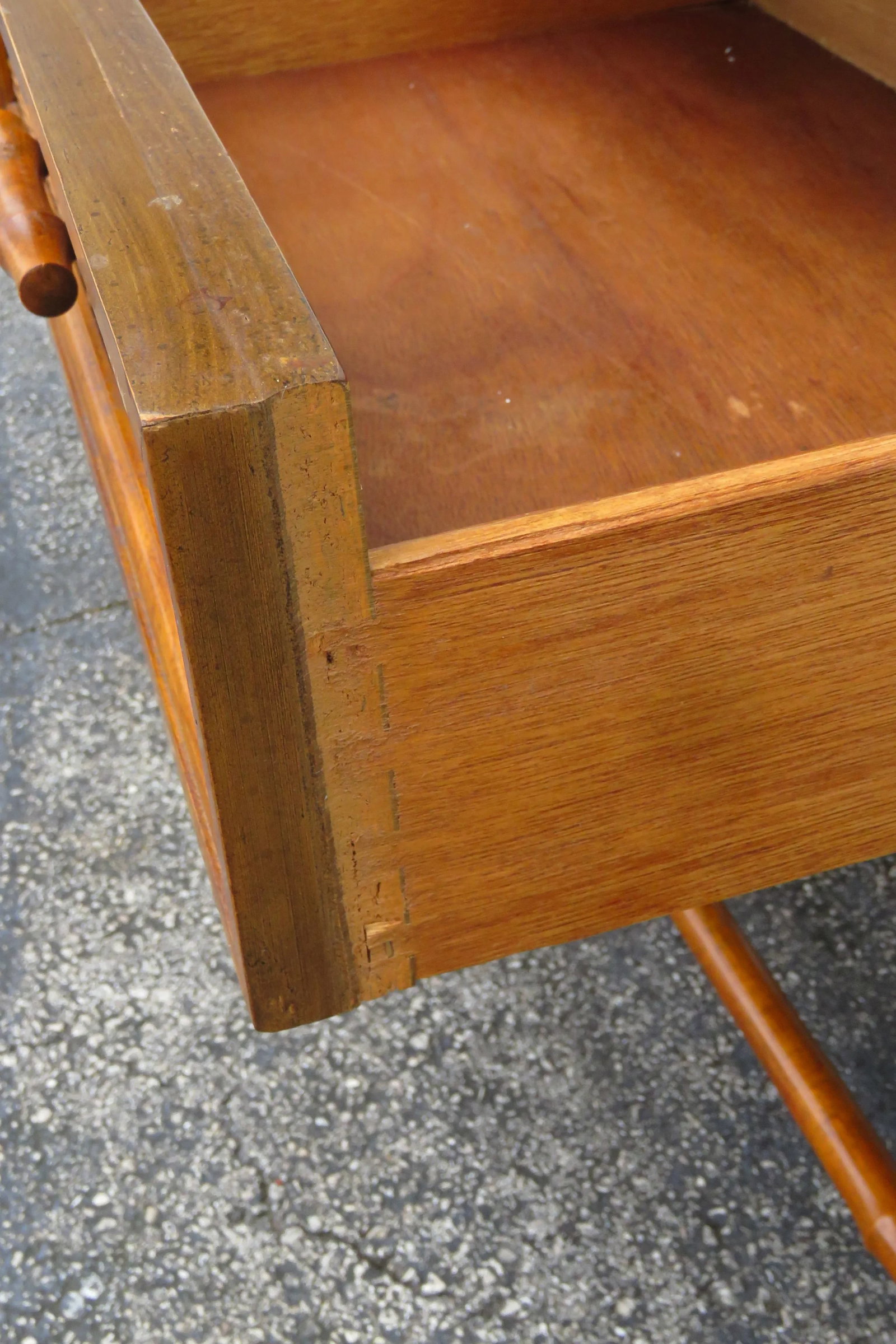 American of Martinsville Hollywood Regency Bamboo Nightstands End Tables a Pair 6122 - 6