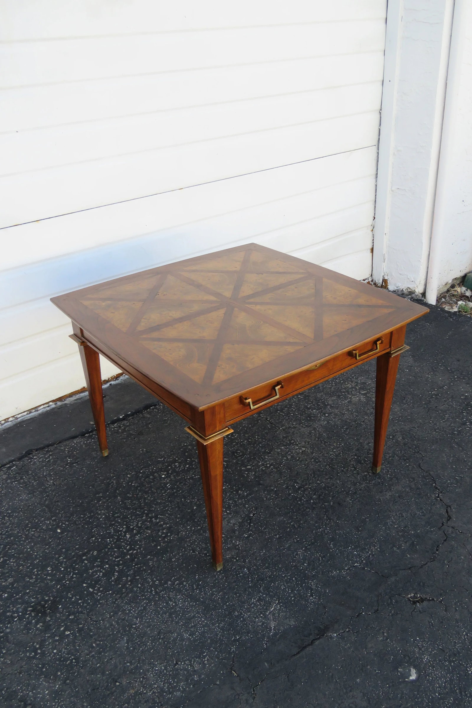 Mid Century Modern Side End Lamp Table by Mastercraft Furniture - 7