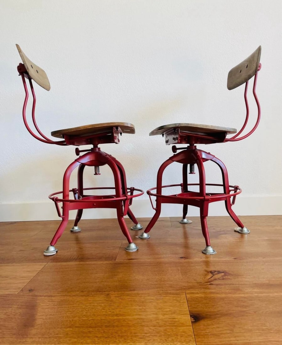 Pair of Vintage Toledo Children's Chair Restoration Hardware - 2