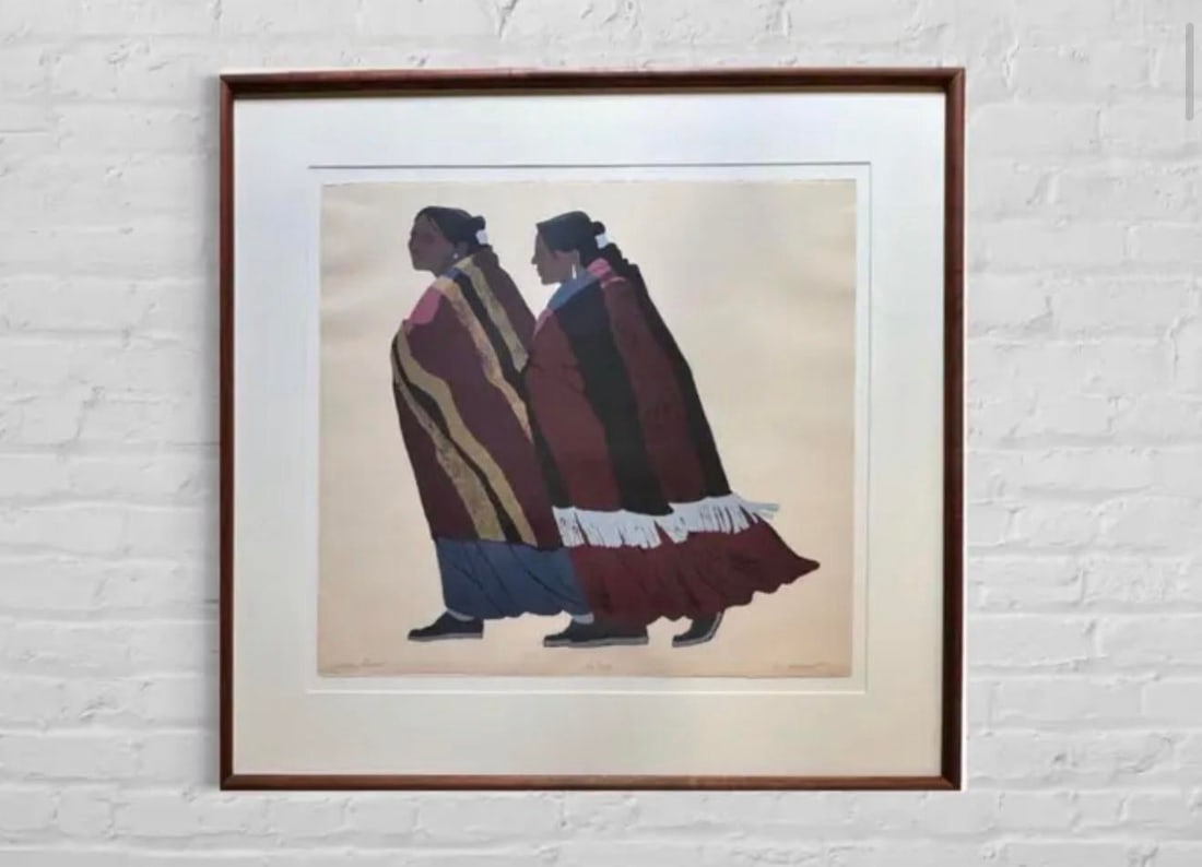 Louis De Mayo "Conversation" 1981 Hand Signed Fine Art Serigraph Limited Edition - 5