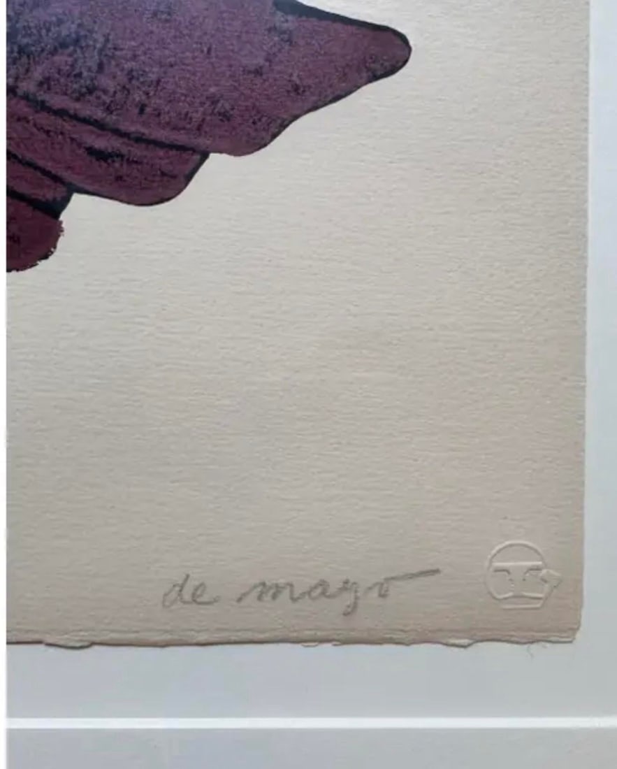 Louis De Mayo "Conversation" 1981 Hand Signed Fine Art Serigraph Limited Edition - 7