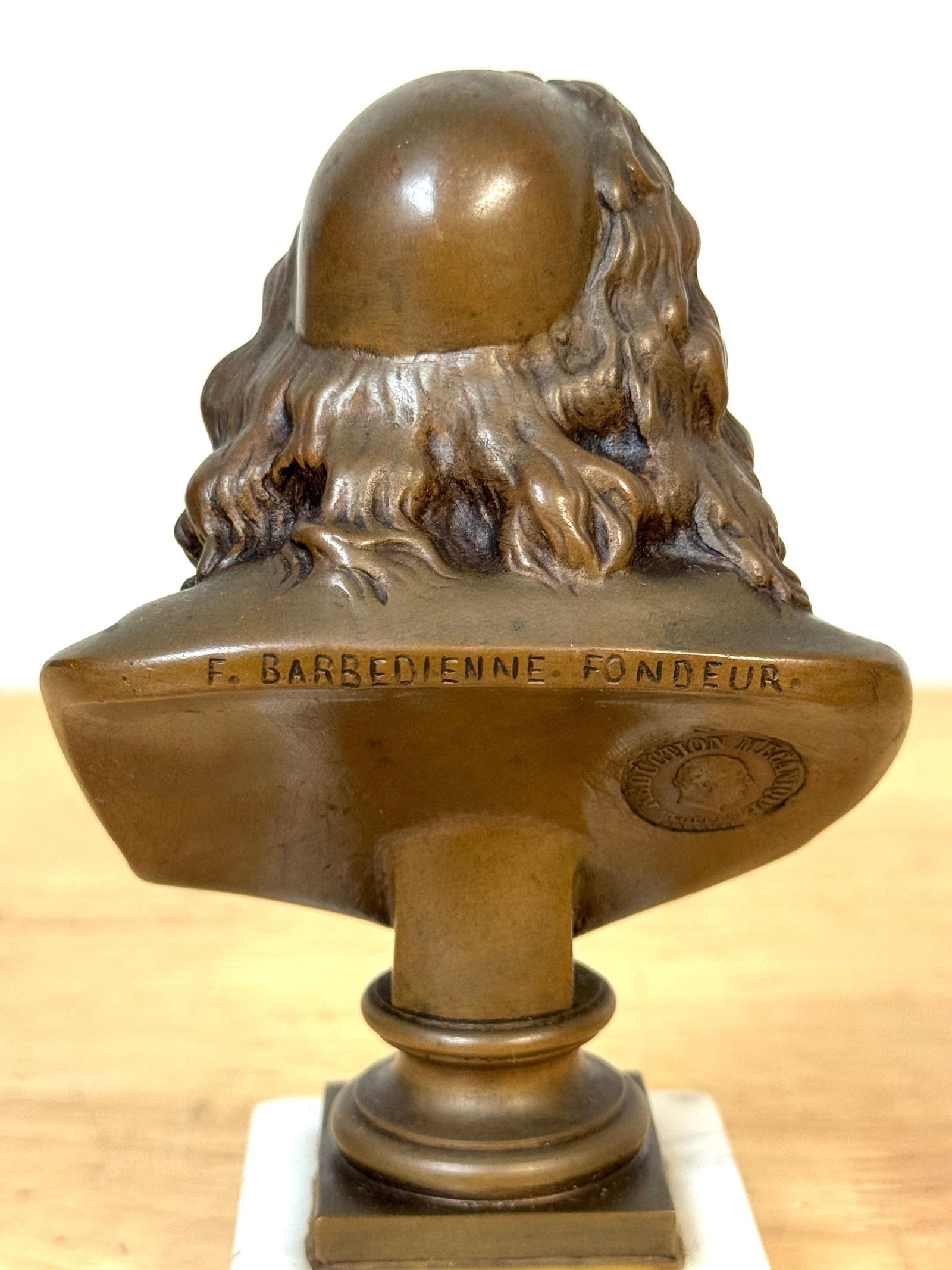 Bronze Reduction Bust of Moliere by F. Barbedienne, after Caffieri - 16