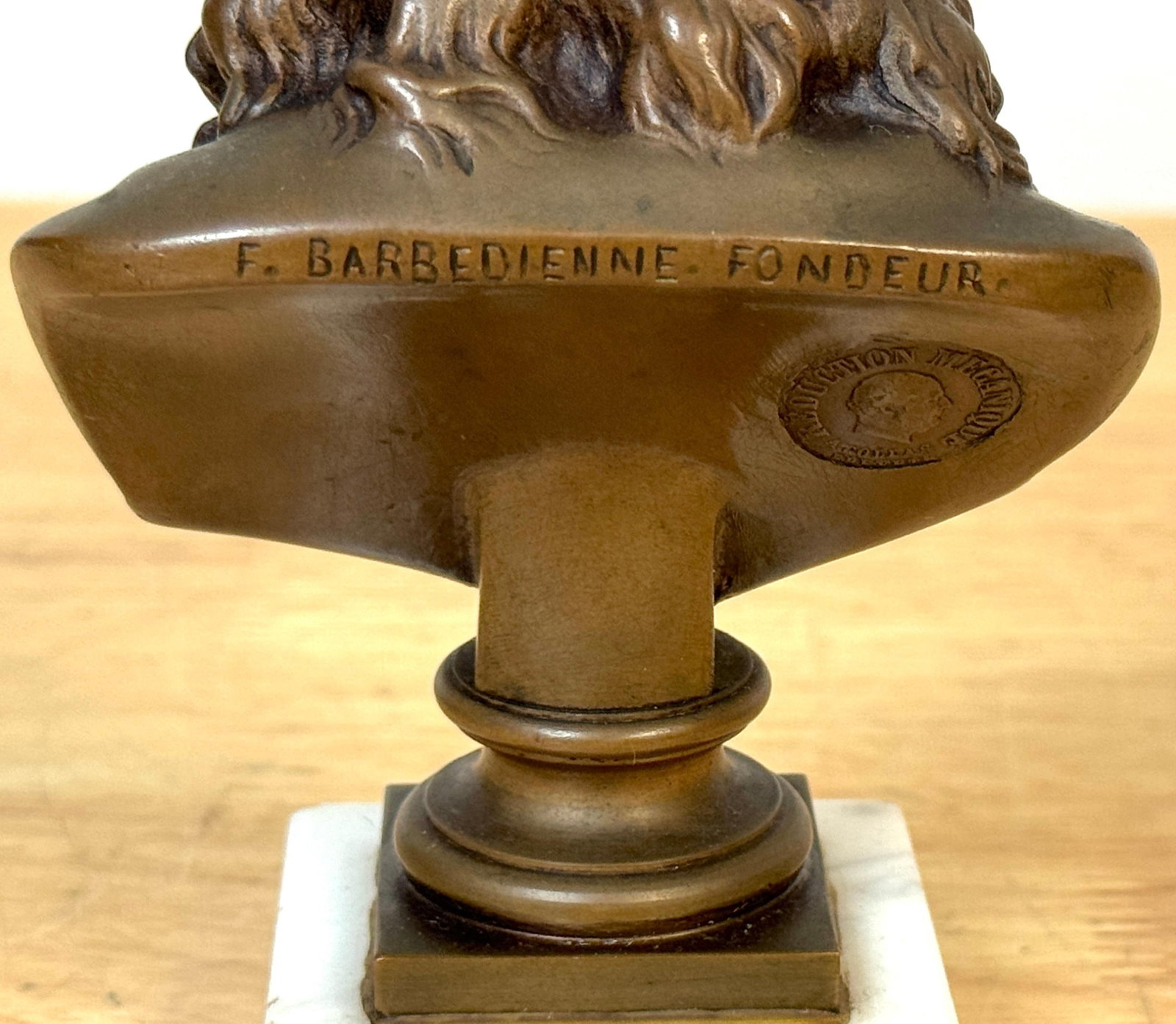 Bronze Reduction Bust of Moliere by F. Barbedienne, after Caffieri - 17