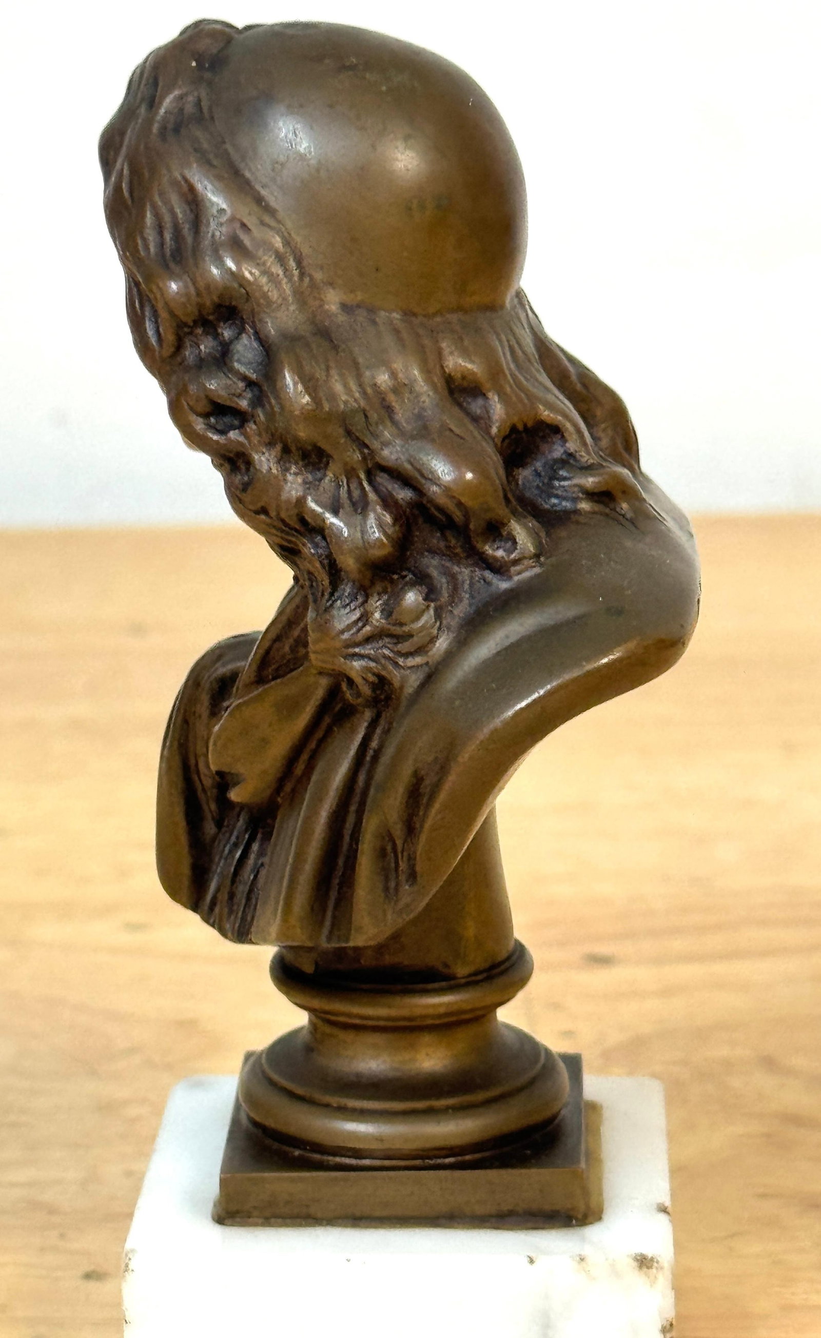 Bronze Reduction Bust of Moliere by F. Barbedienne, after Caffieri - 5