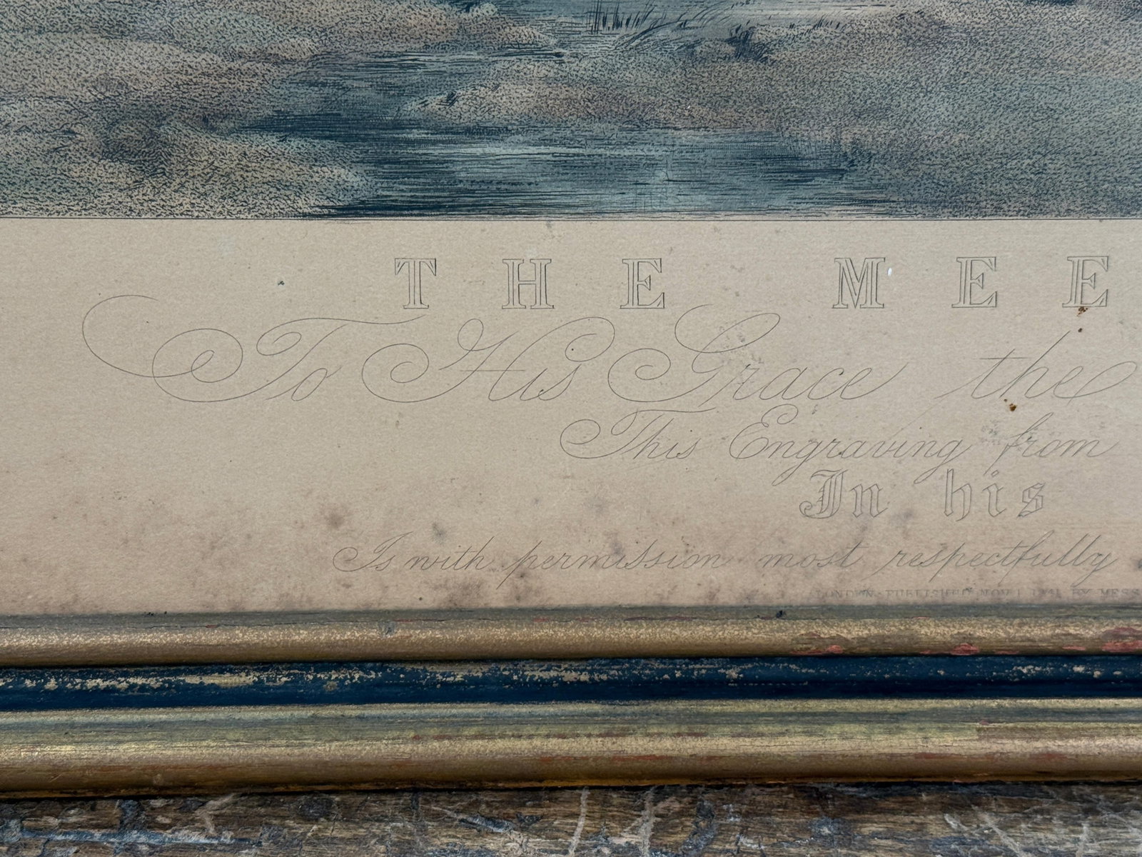 Antique Hand-Colored Fox Hunting Engraving "The Meet at Melton" After F. Grant - 9