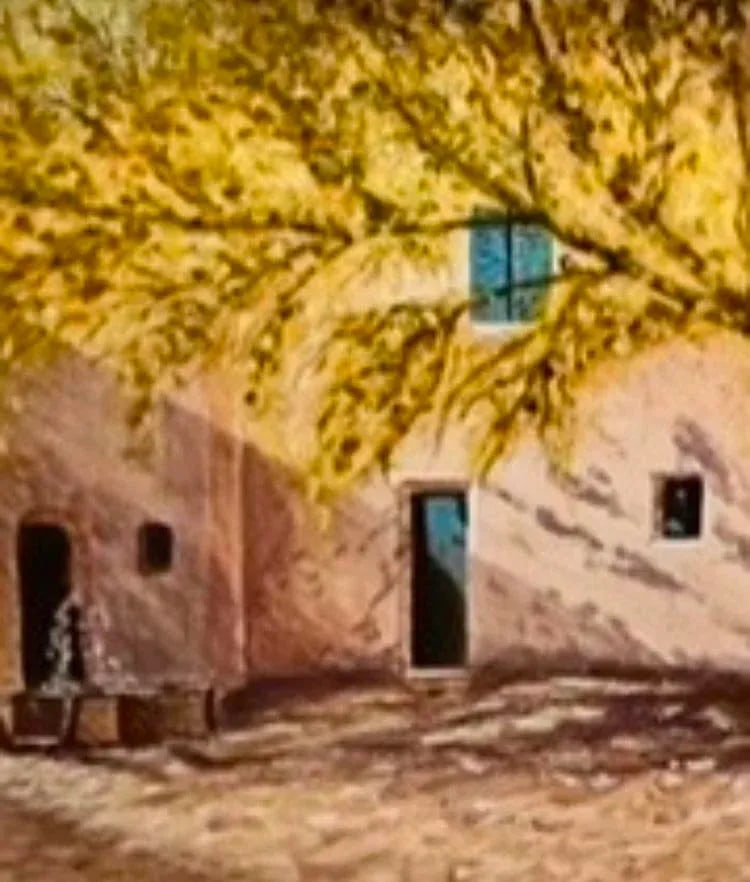 "Fall Light" 20th Century Watercolor Artist Unknown - 3
