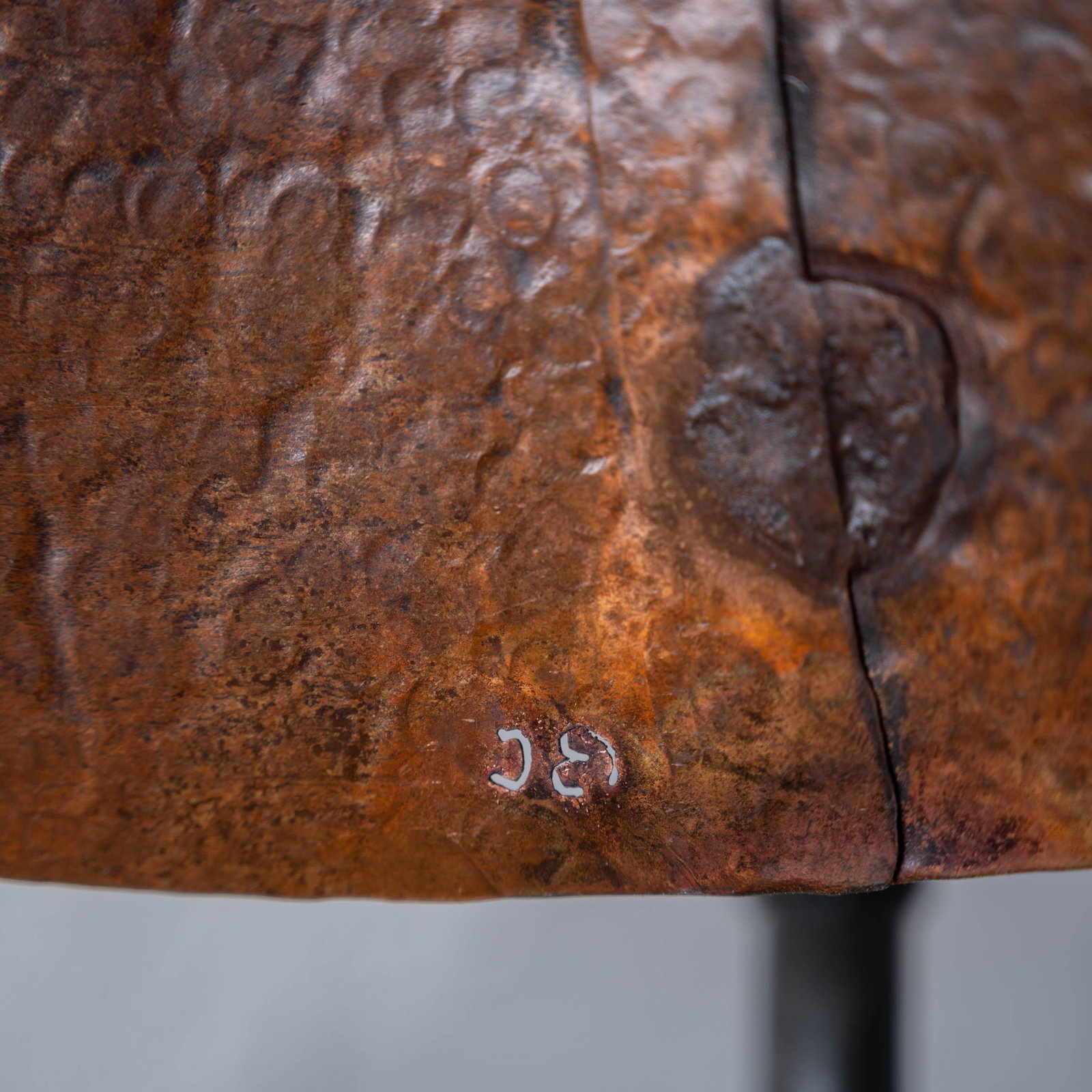 Arts & Crafts Style Hammered Copper Floor Lamp - 13