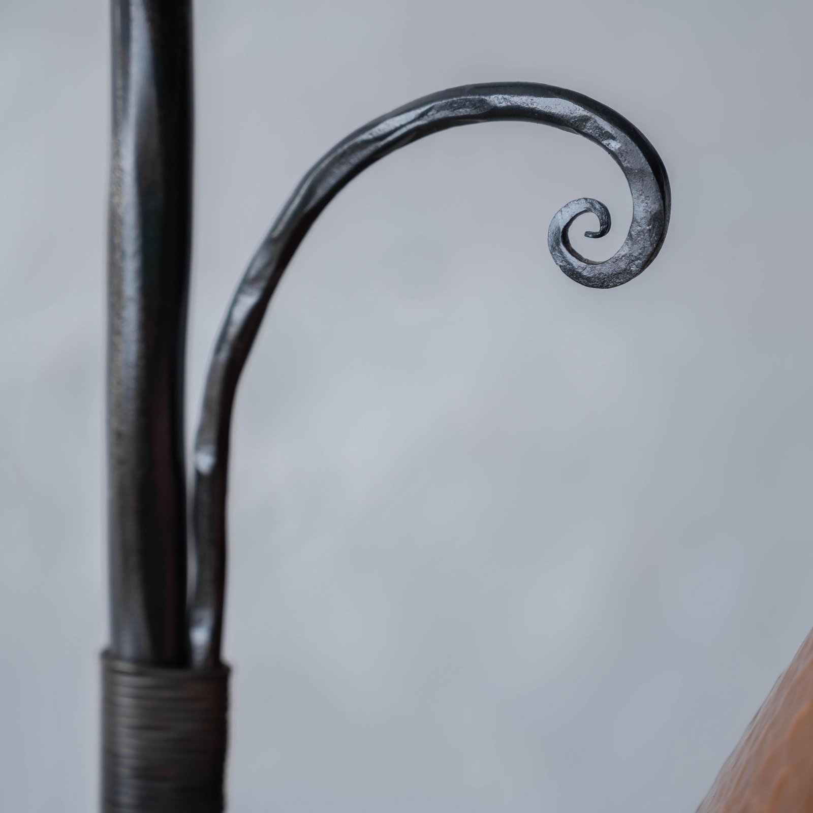 Arts & Crafts Style Hammered Copper Floor Lamp - 7