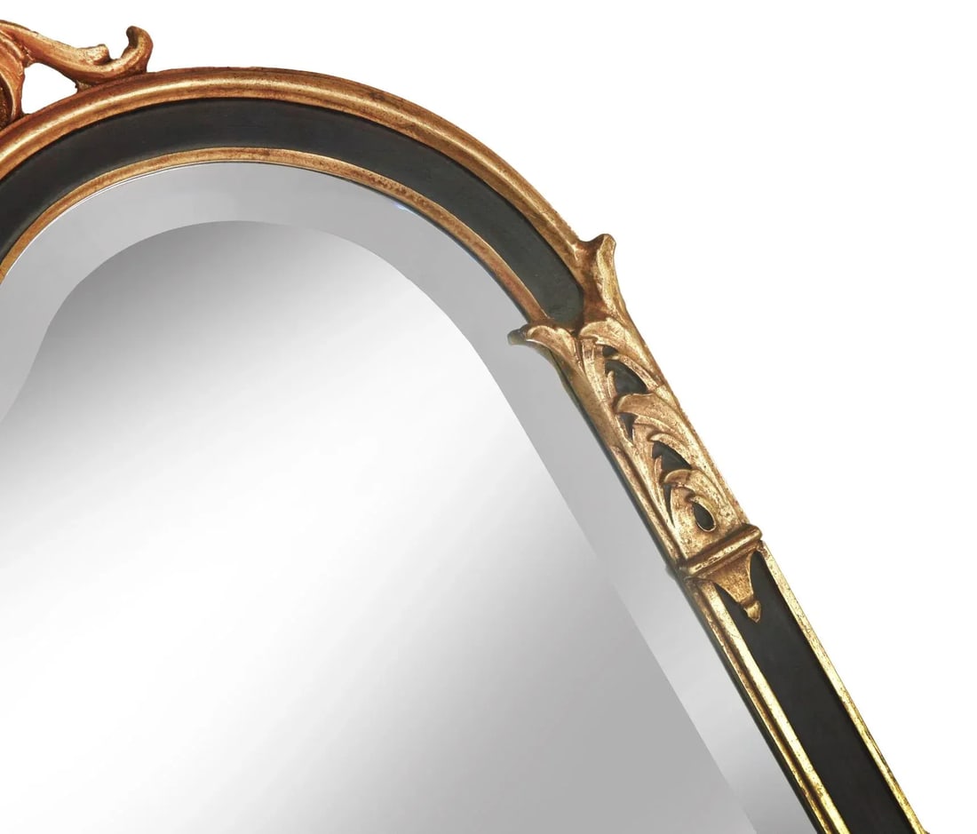 1960's Curved Italian Beveled Mirror - 2