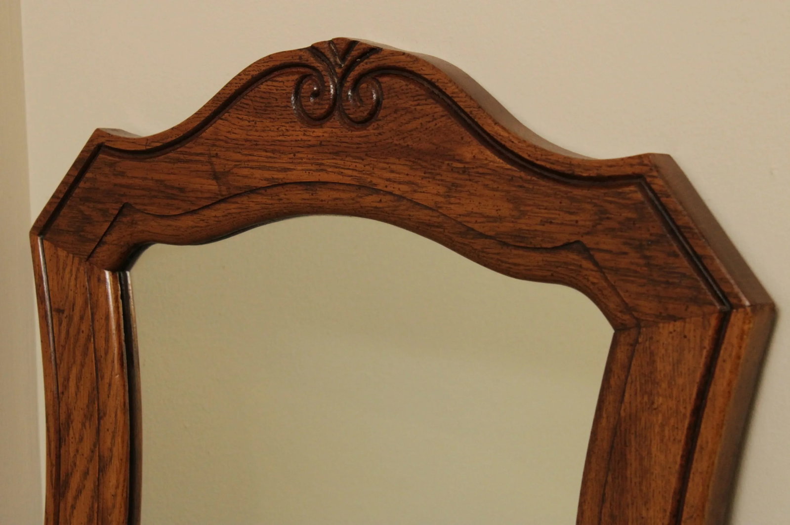 Thomasville French Country Style Vintage Oak Mirrors - a Pair - 5