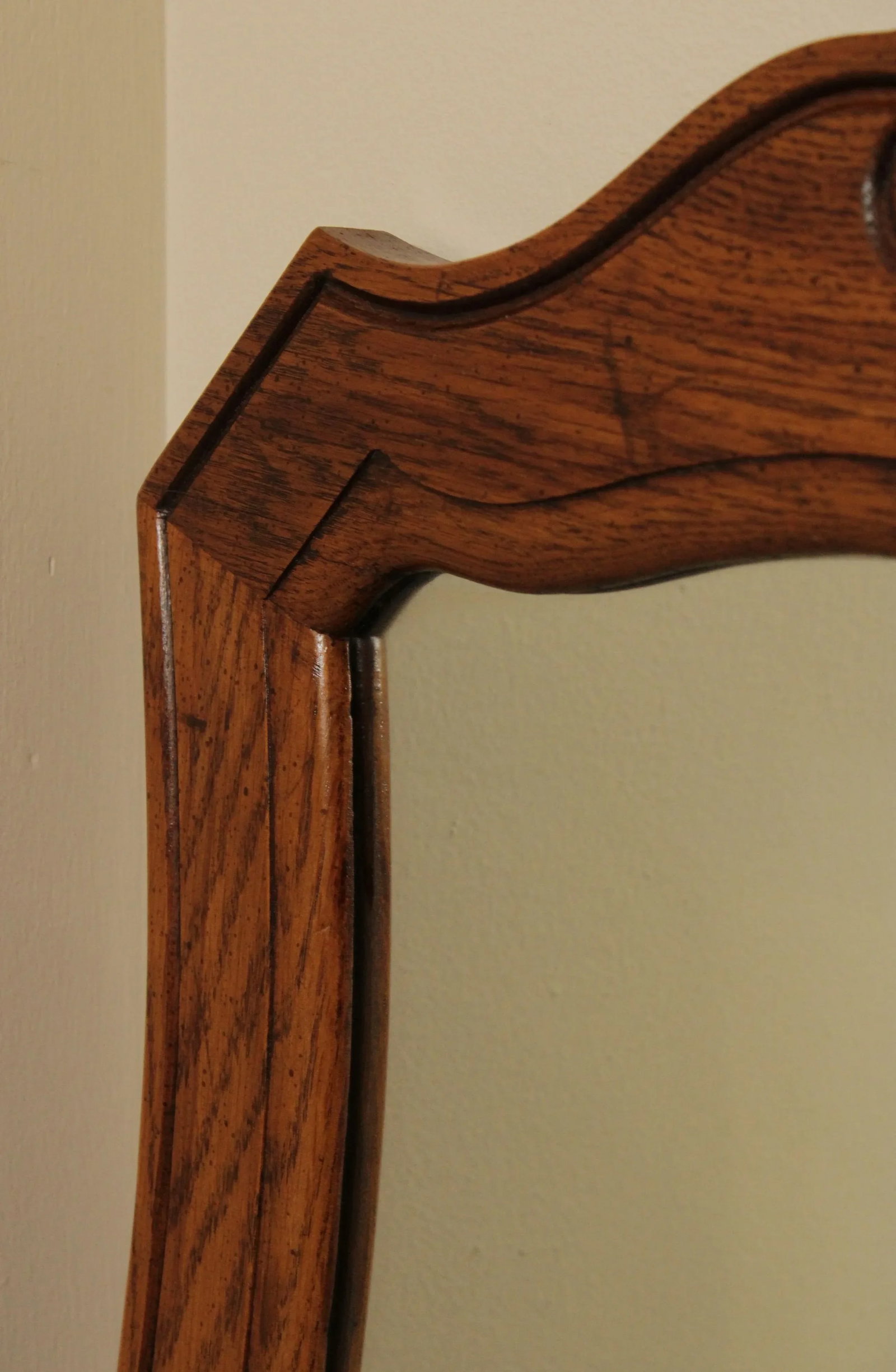 Thomasville French Country Style Vintage Oak Mirrors - a Pair - 7