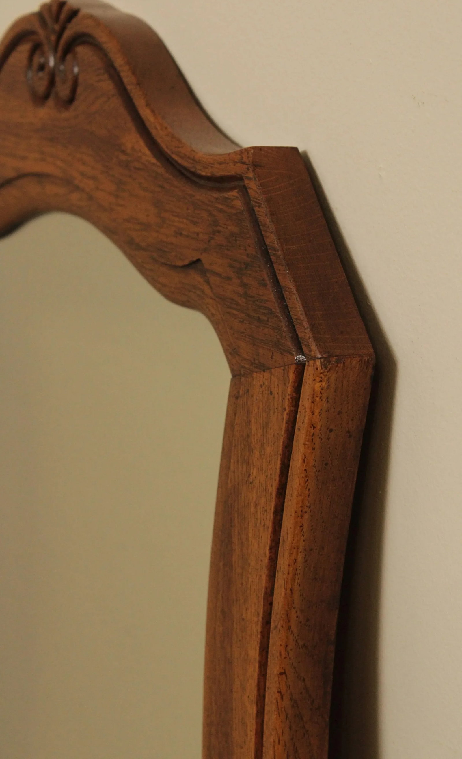 Thomasville French Country Style Vintage Oak Mirrors - a Pair - 9