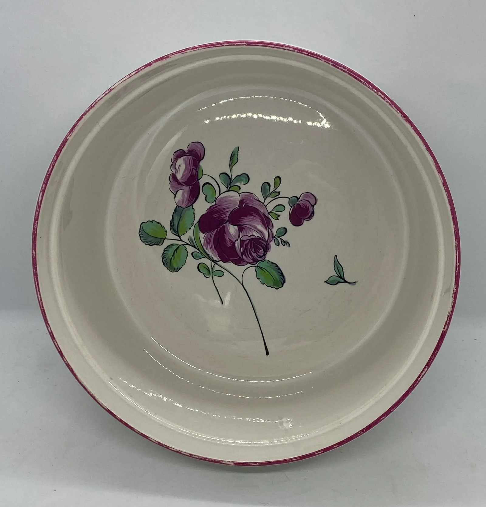 Gien France Porcelaine a Feu Vestal Strasbourg Souffle Bowl - 7