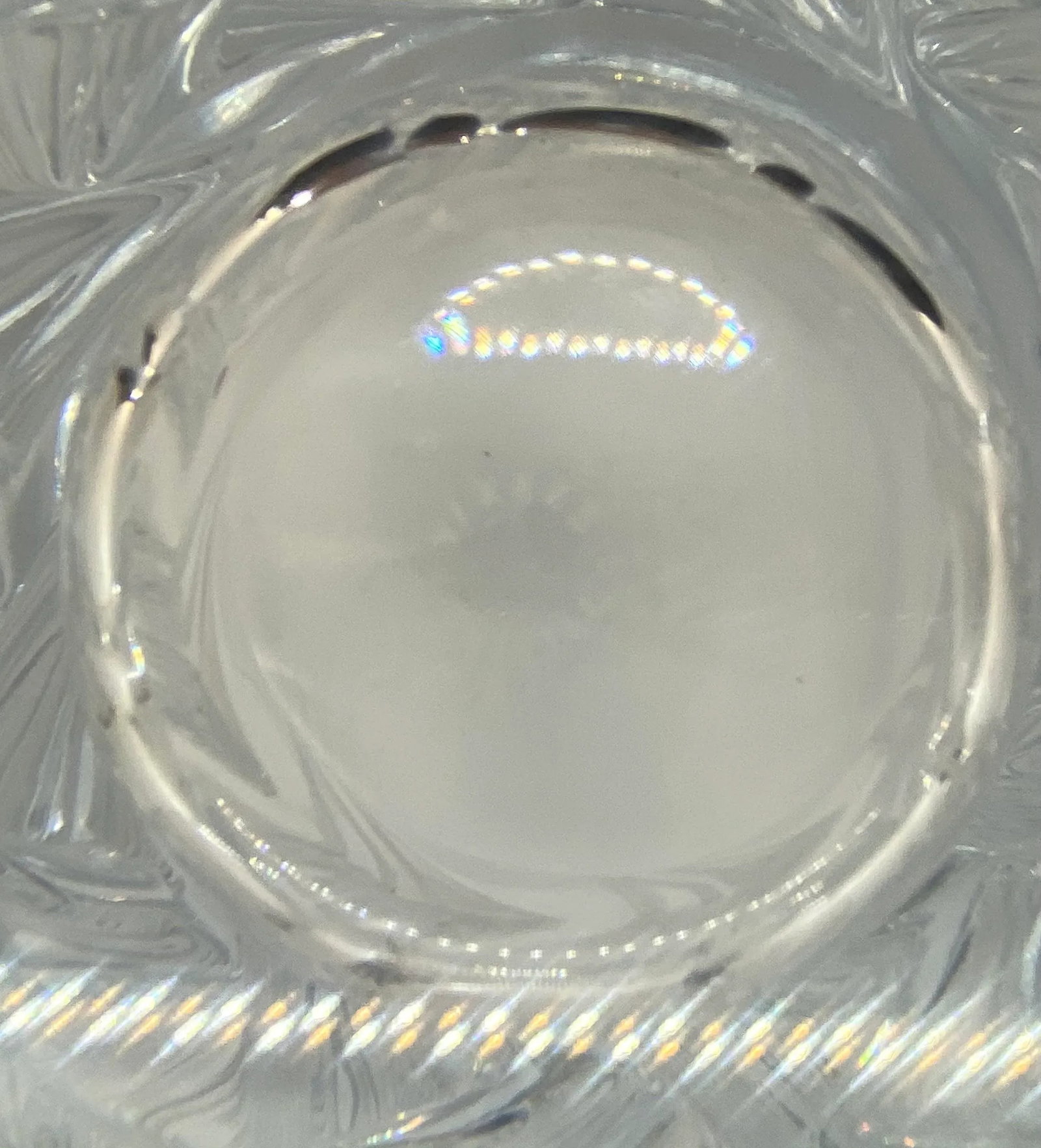1960's Handblown Lead Crystal Vase by Vannes-Le-Chatel Glass-Crystalry in Ribbed Design - 9