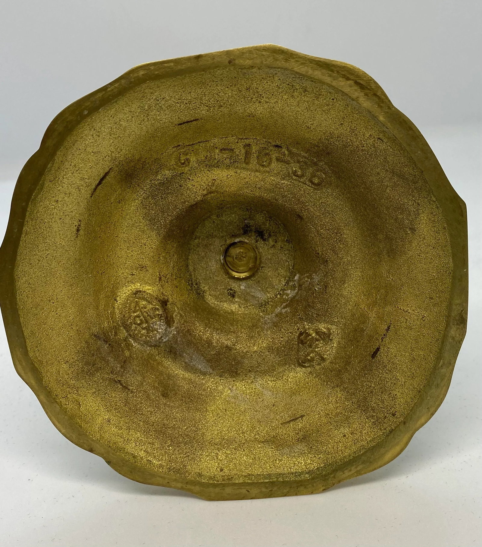 Mid 20th Century Virginia Metalcrafters Colonial Williamsburg Brass Candle Holder - 7