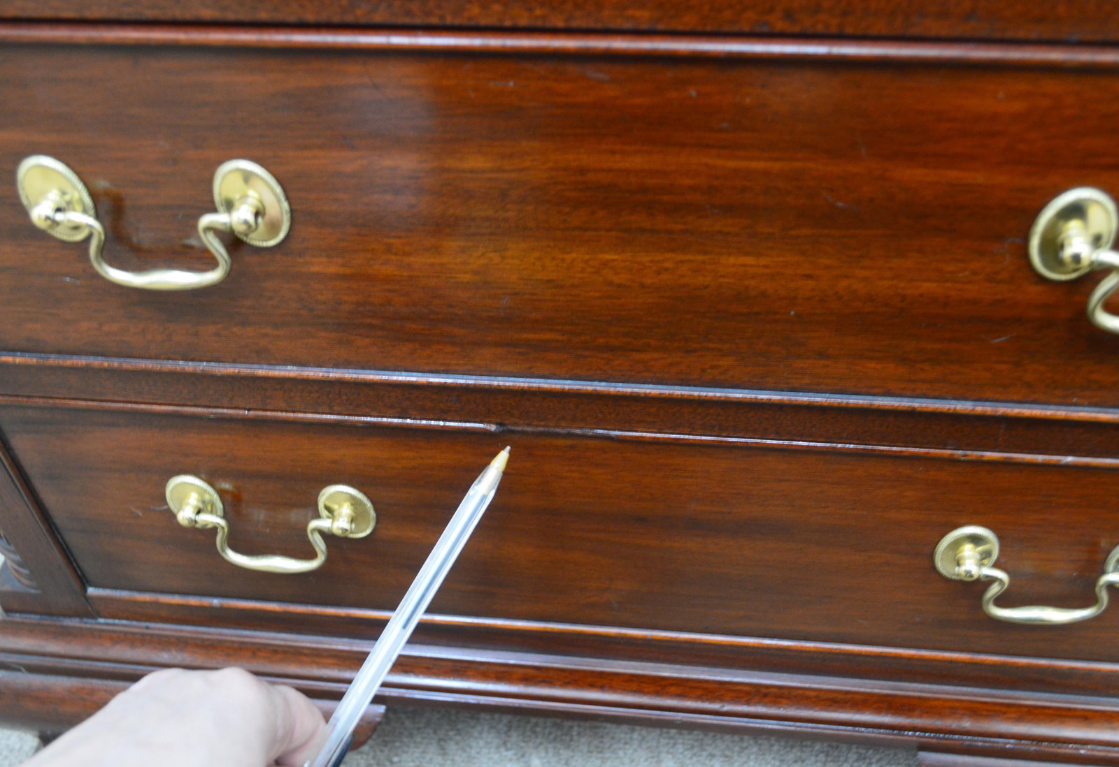 Late 20th Century Henkel Harris Mahogany Nightstand - 11