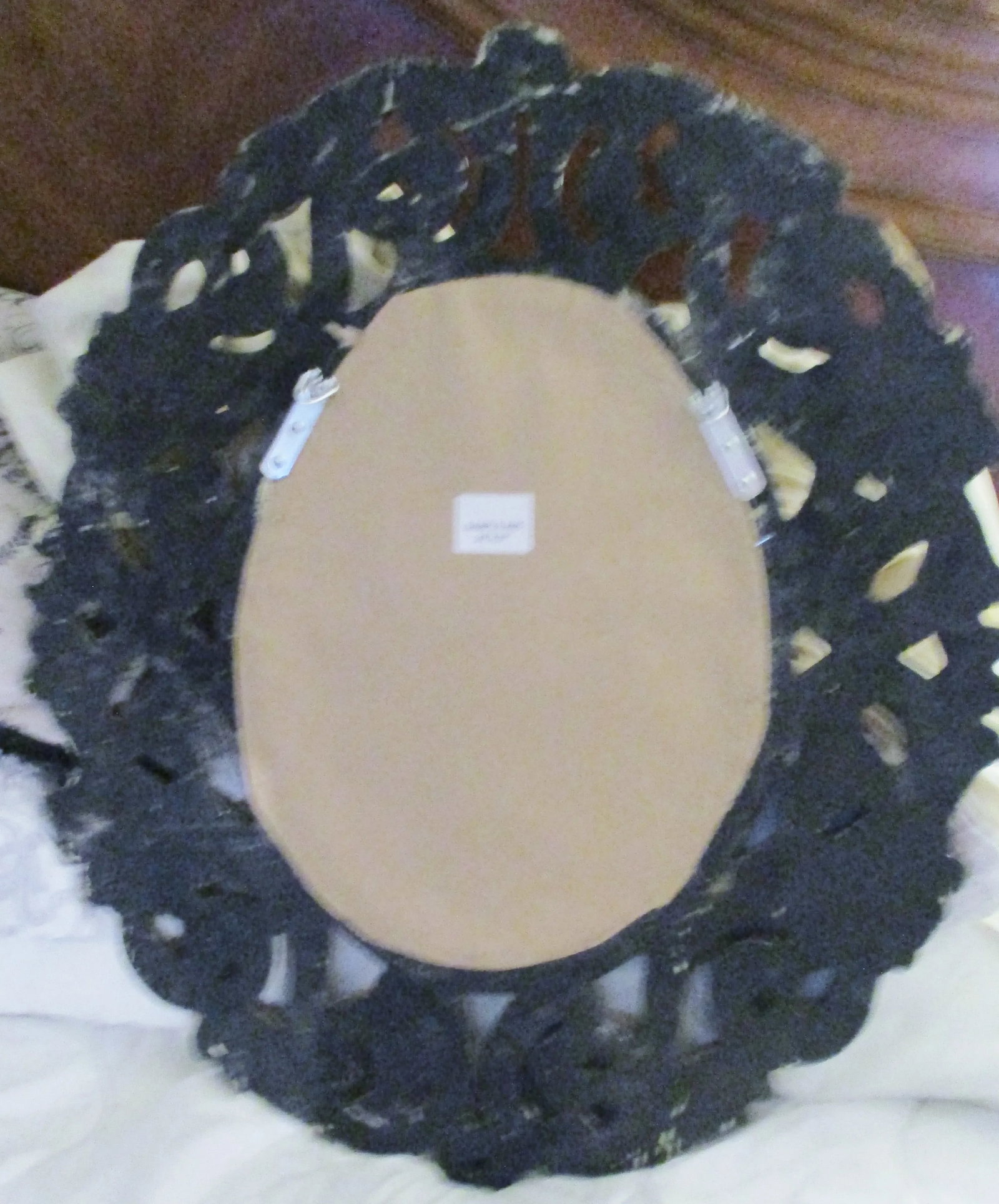 Carved Oval Gold Frame Mirror - 9