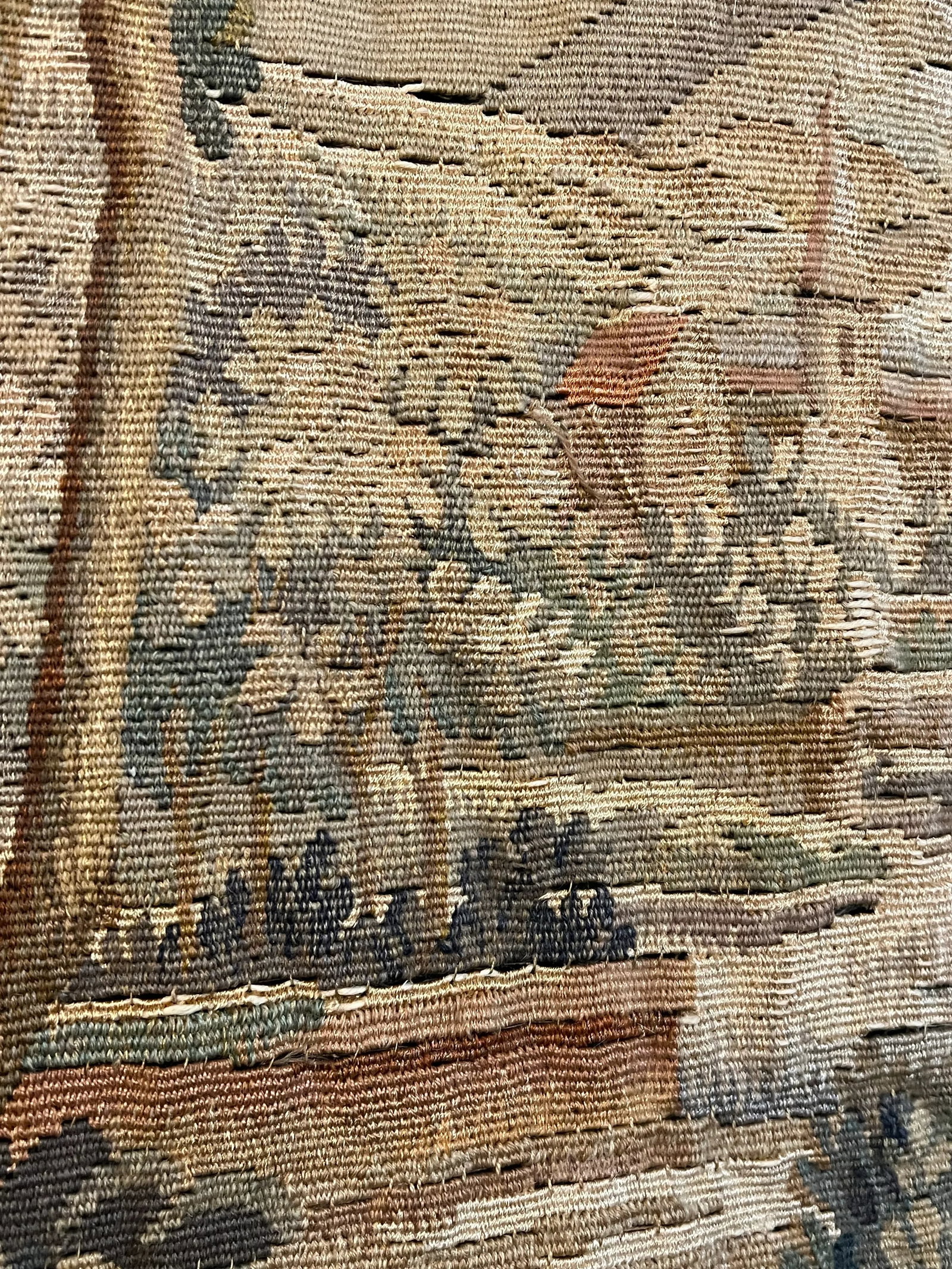 Aubusson Large Wall Hanging Verdure Tapestry France - 4