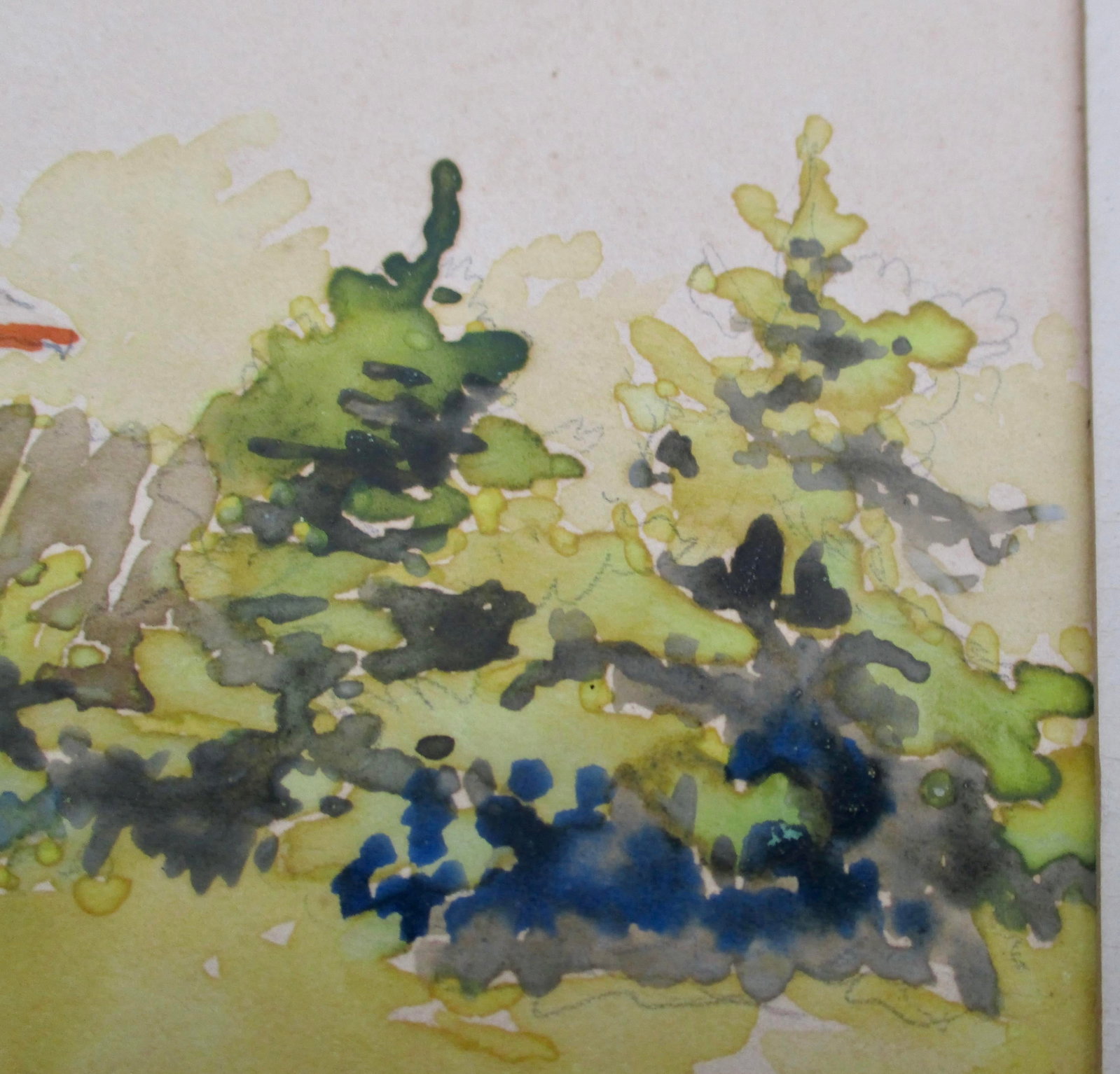Vintage Watercolor Landscape Early 20th - 6