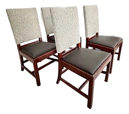 Set of 4 Hickory Chair Side Dining Chairs (1 of 8)