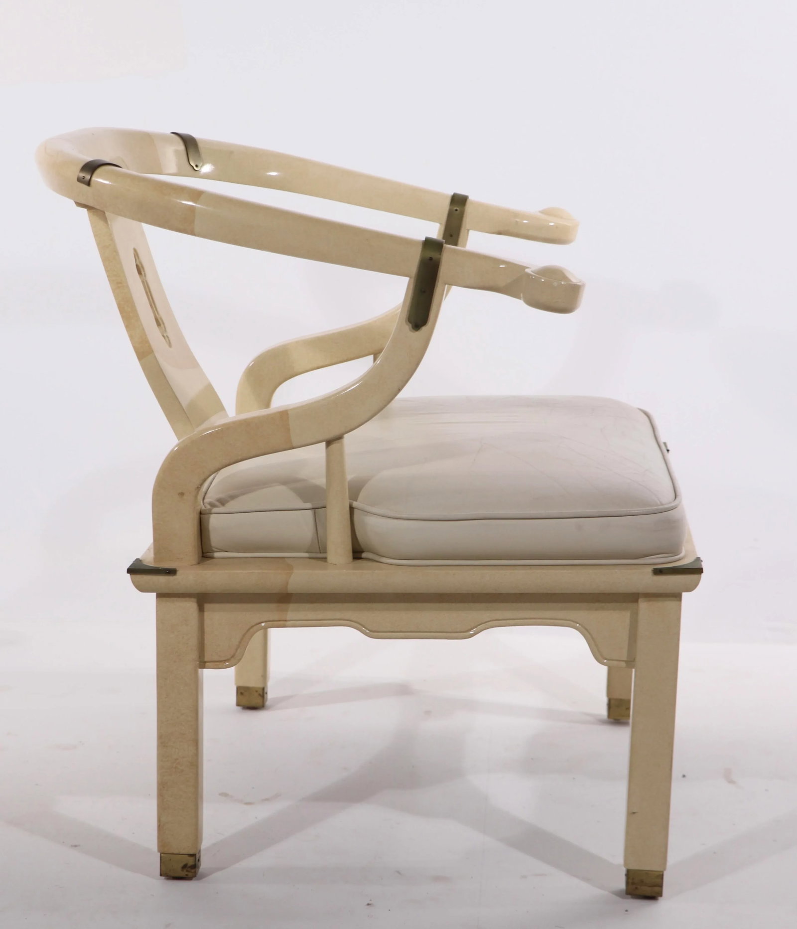 Hollywood Regency Chinese Style Lounge Chair by Century Furniture Chair Company - 3