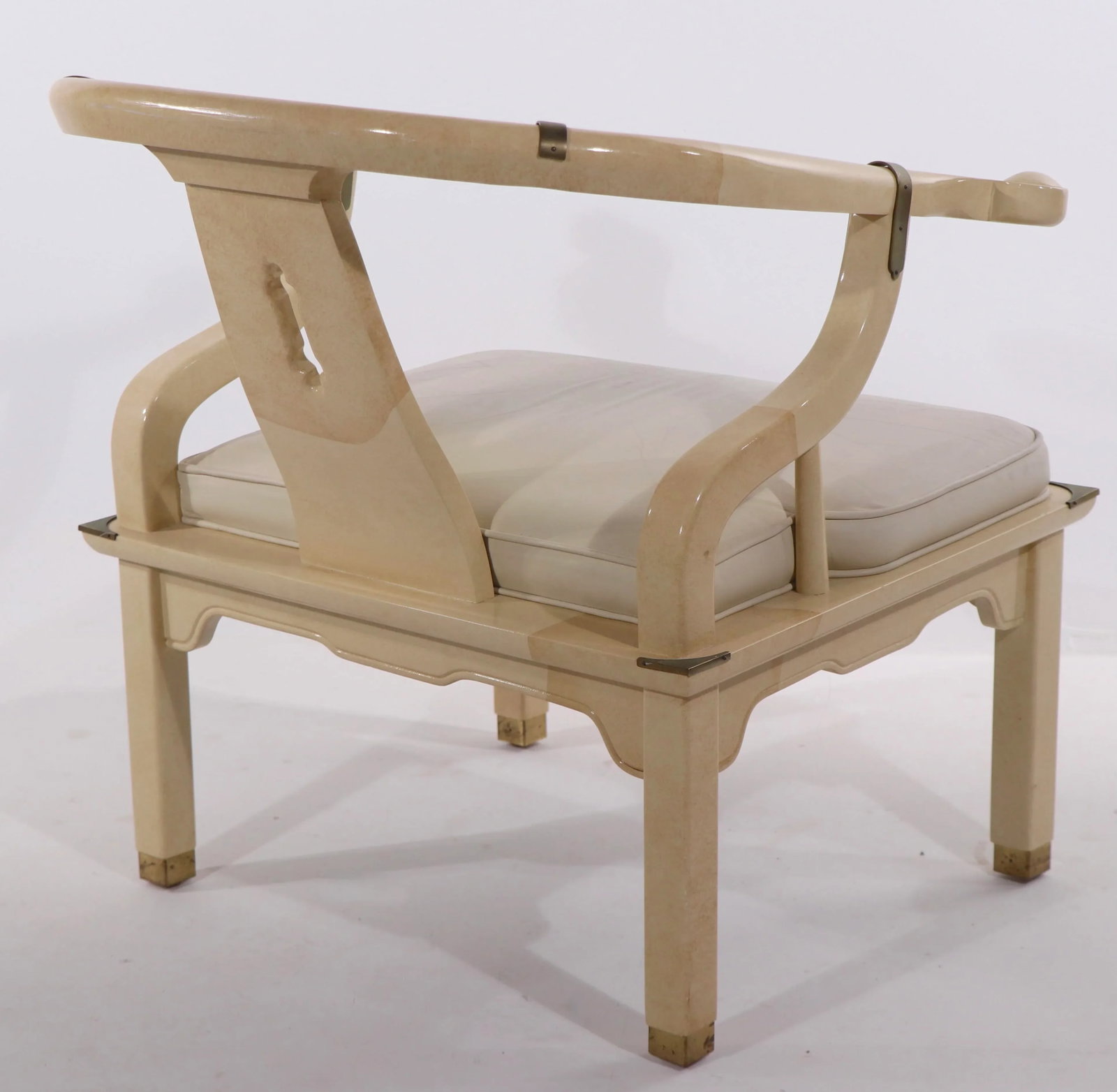 Hollywood Regency Chinese Style Lounge Chair by Century Furniture Chair Company - 6