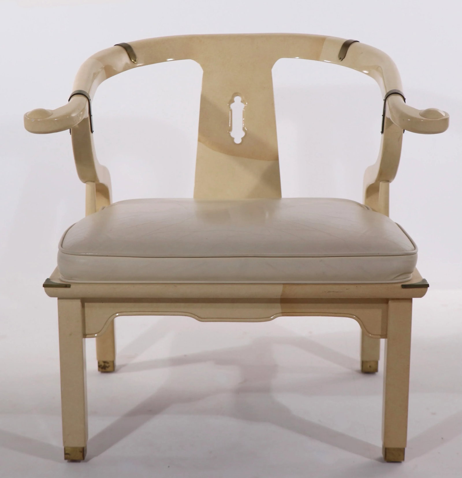 Hollywood Regency Chinese Style Lounge Chair by Century Furniture Chair Company - 9