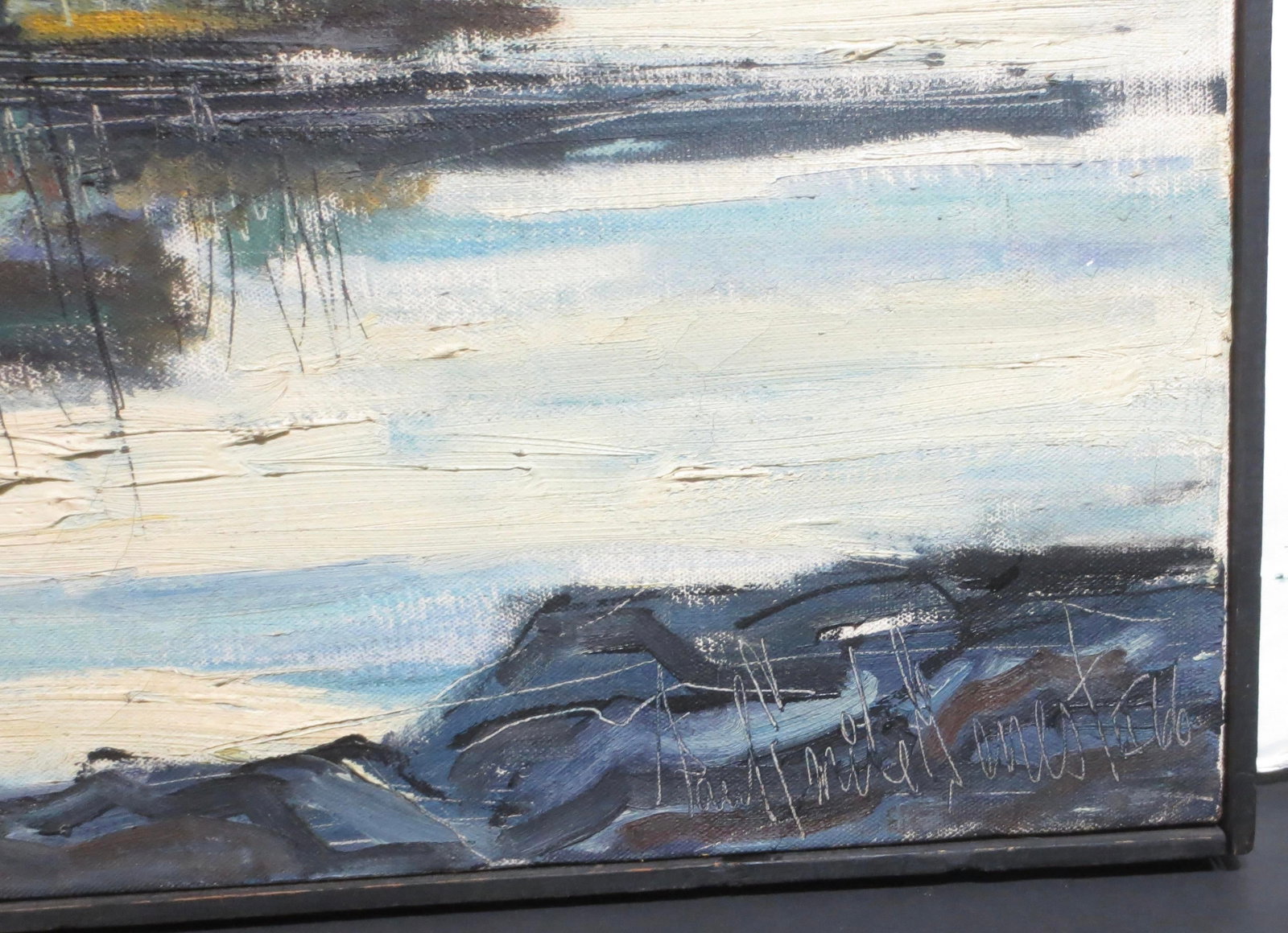 Paul Emile Genest Expressionist Landscape - 2