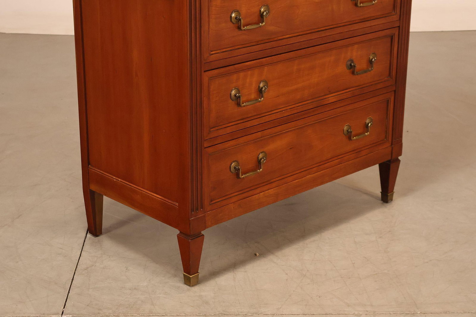 Kindel French Directoire Style Fruitwood High Chest - 11