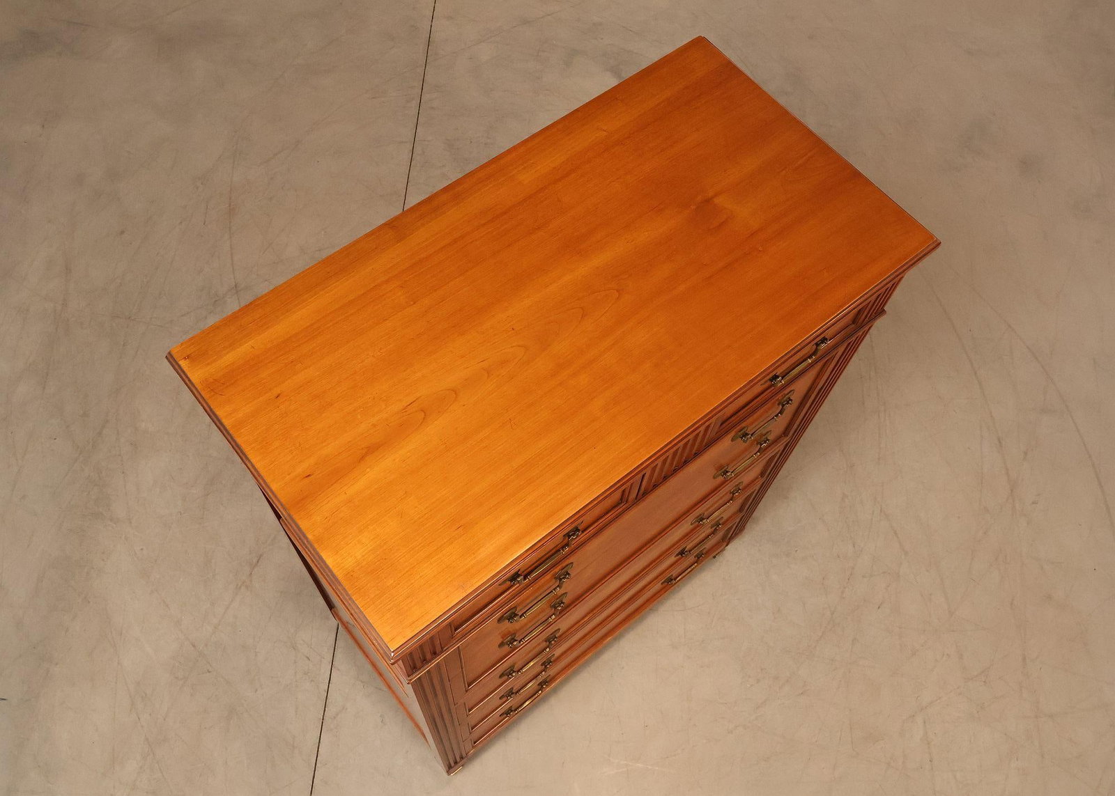 Kindel French Directoire Style Fruitwood High Chest - 5