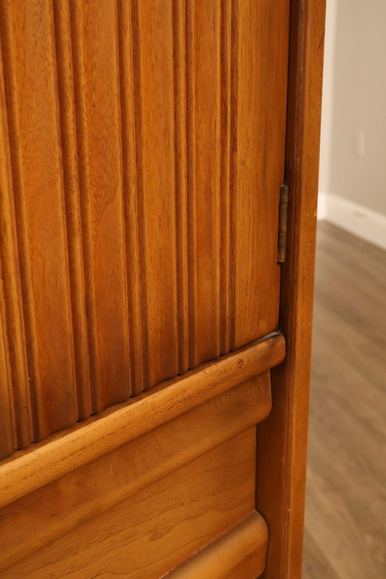 American of Martinsville Mid Century Modern Walnut Tall Chest - 14