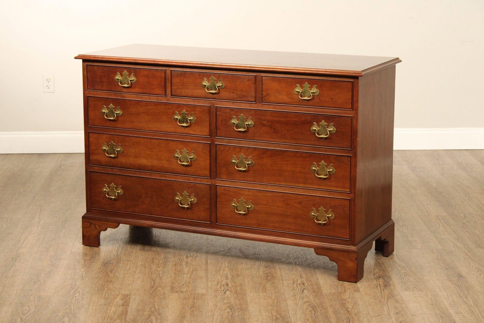 Stickley Chippendale Style Cherry Dresser - 15