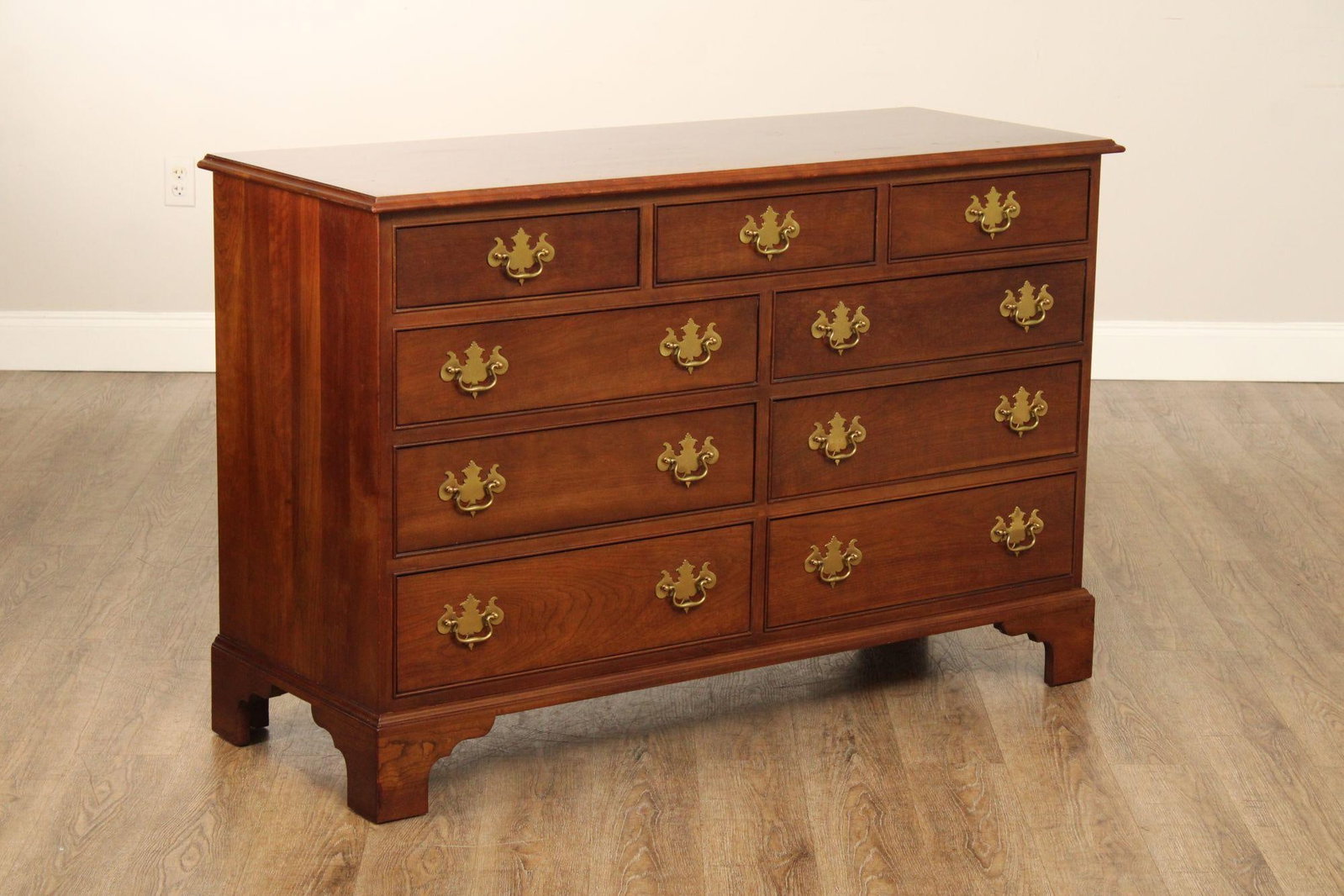 Stickley Chippendale Style Cherry Dresser - 2