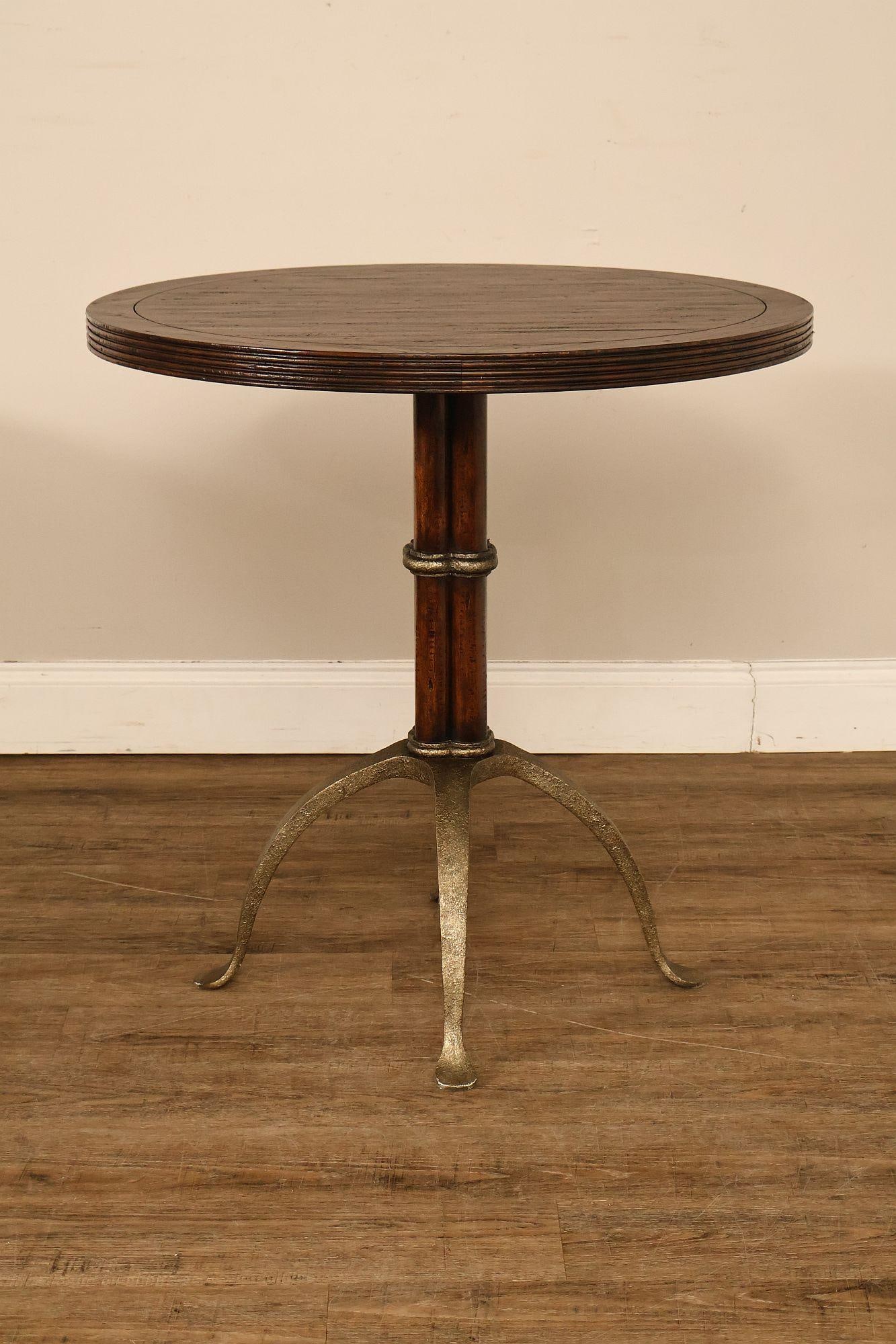 Theodore Alexander 'L'Usine' Round Bistro Accent Table - 15