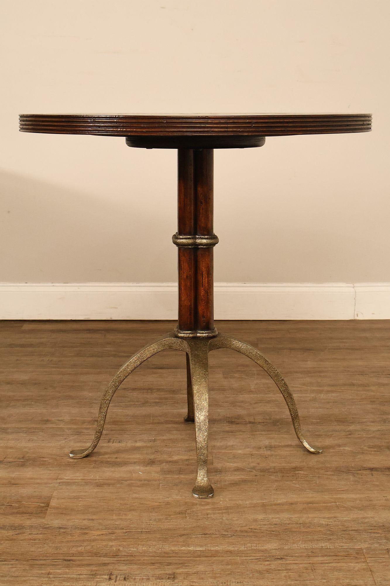Theodore Alexander 'L'Usine' Round Bistro Accent Table - 16