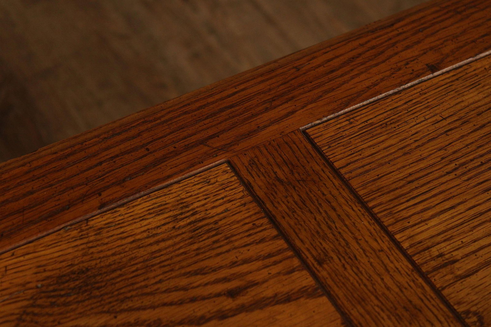 Henredon Artefacts Campaign Style Oak Console Table - 9