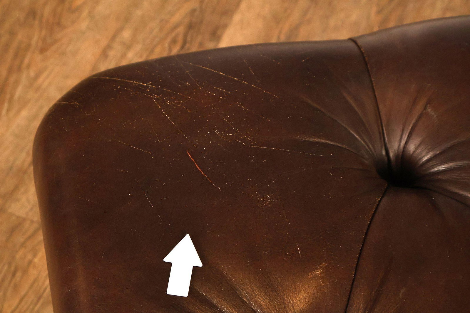 Hancock & Moore Tufted Leather 'Robinson' Cocktail Ottoman - 6
