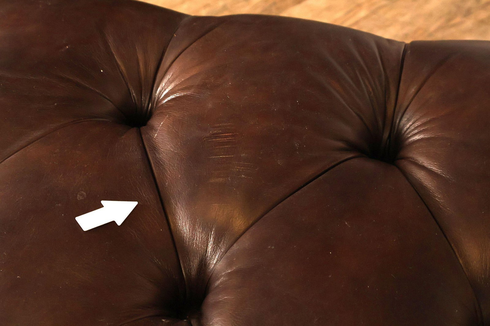 Hancock & Moore Tufted Leather 'Robinson' Cocktail Ottoman - 7