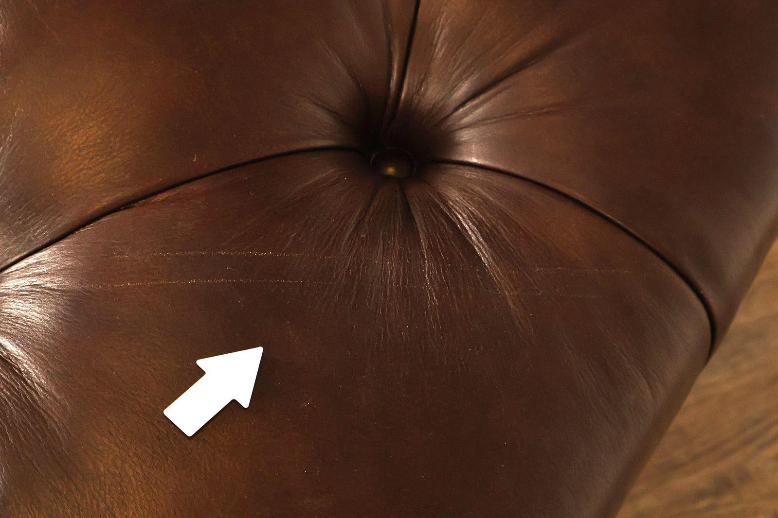 Hancock & Moore Tufted Leather 'Robinson' Cocktail Ottoman - 8
