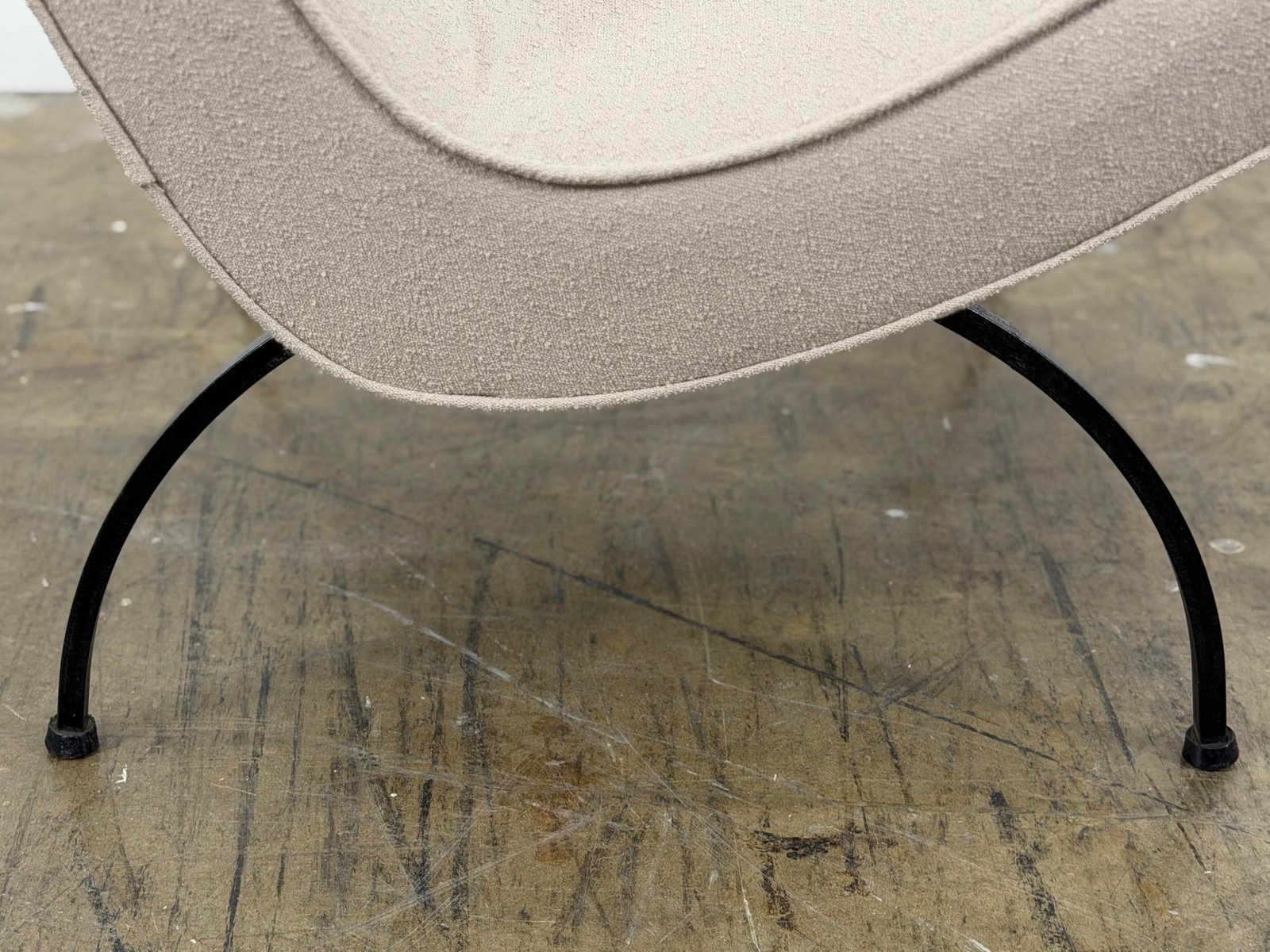 Milo Baughman Scoop Chair - Iron Base - Thayer Coggin Circa 1960s - 2