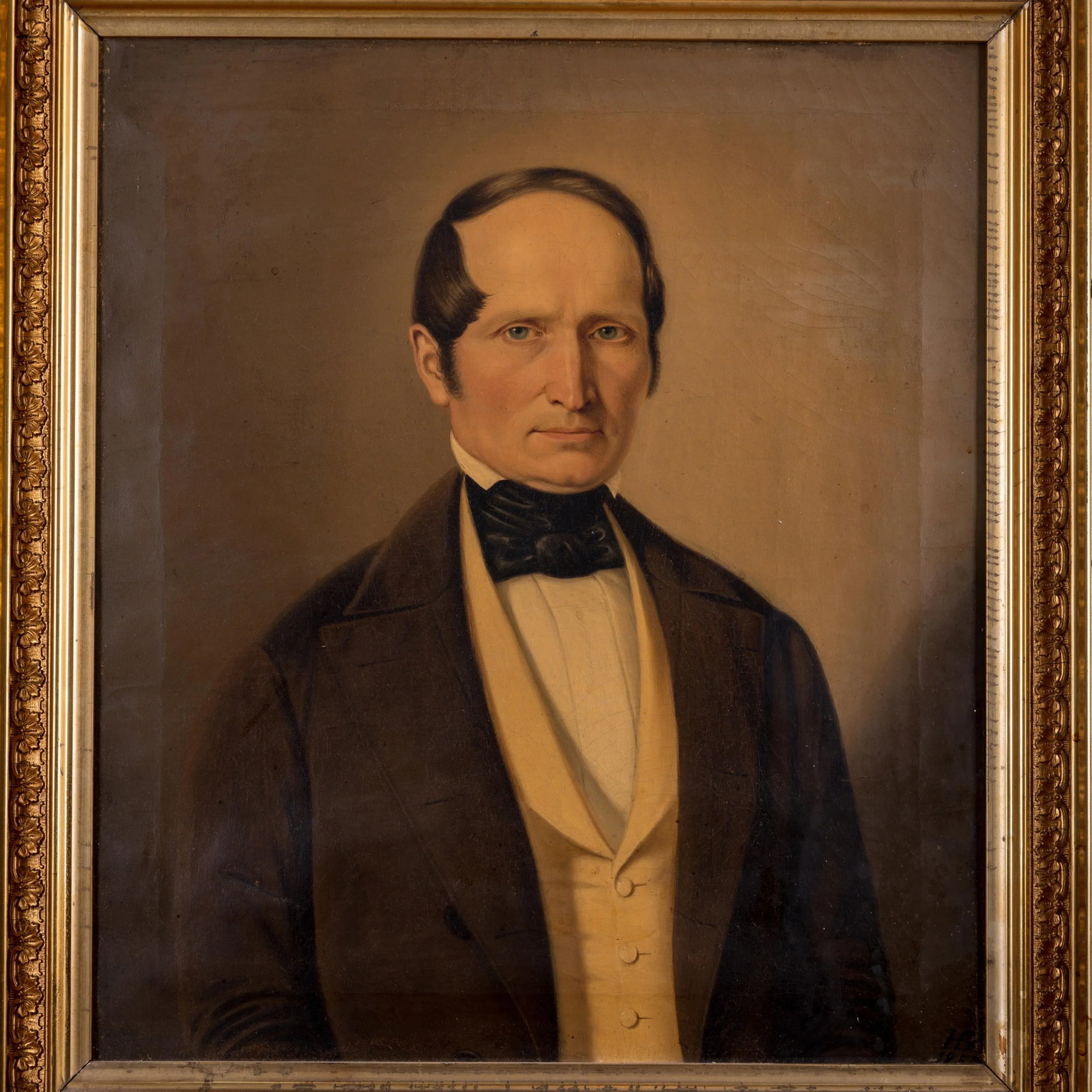 New England Gentleman Portrait Painting, 1854 - 2