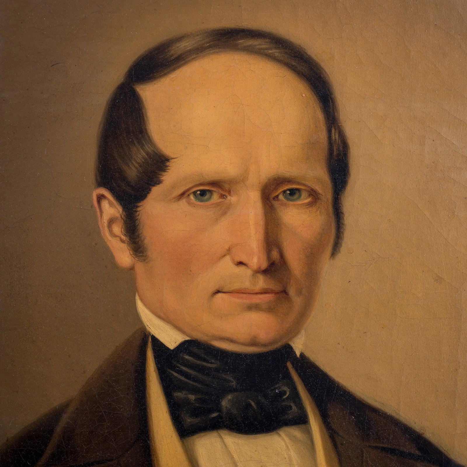 New England Gentleman Portrait Painting, 1854 - 3