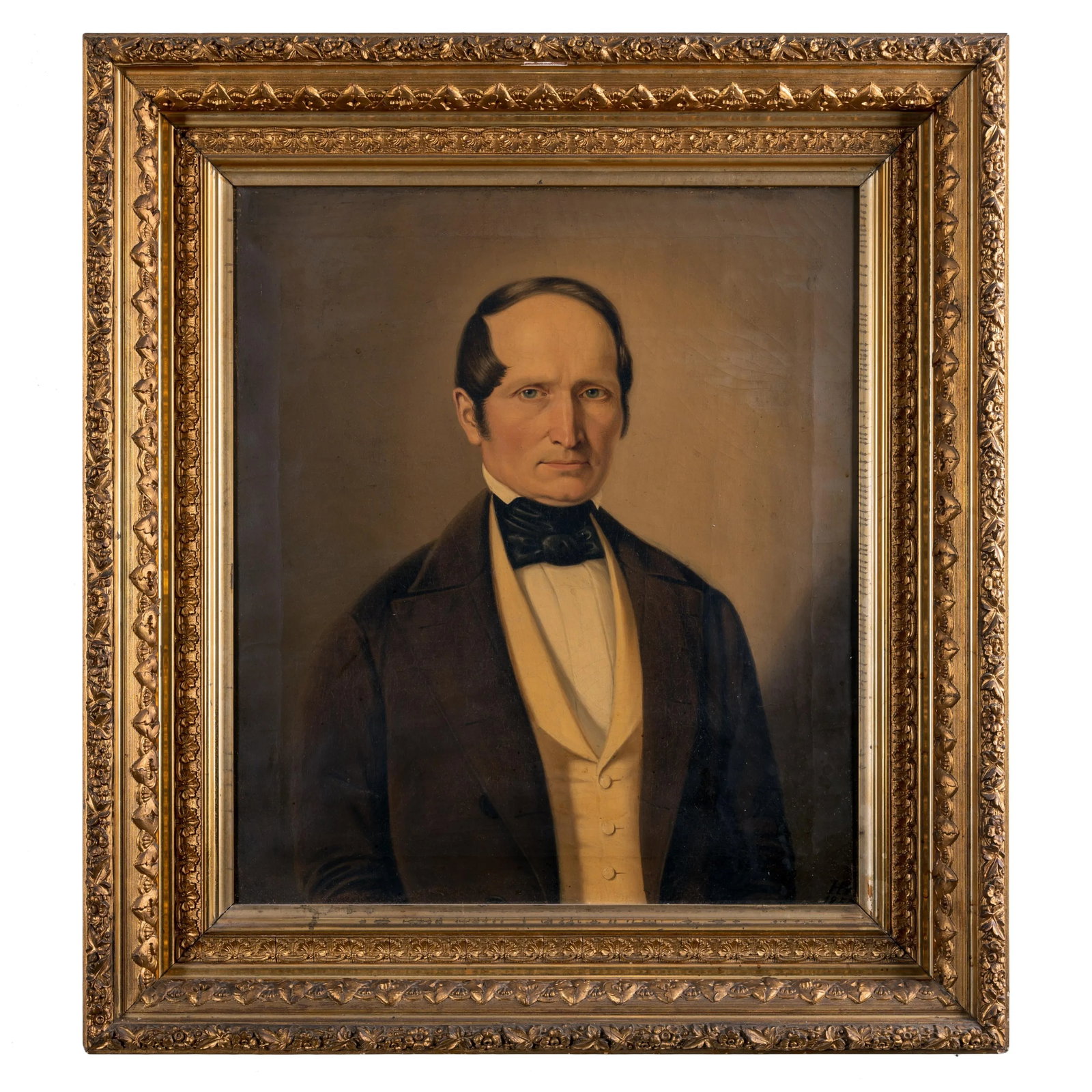 New England Gentleman Portrait Painting, 1854 - 7