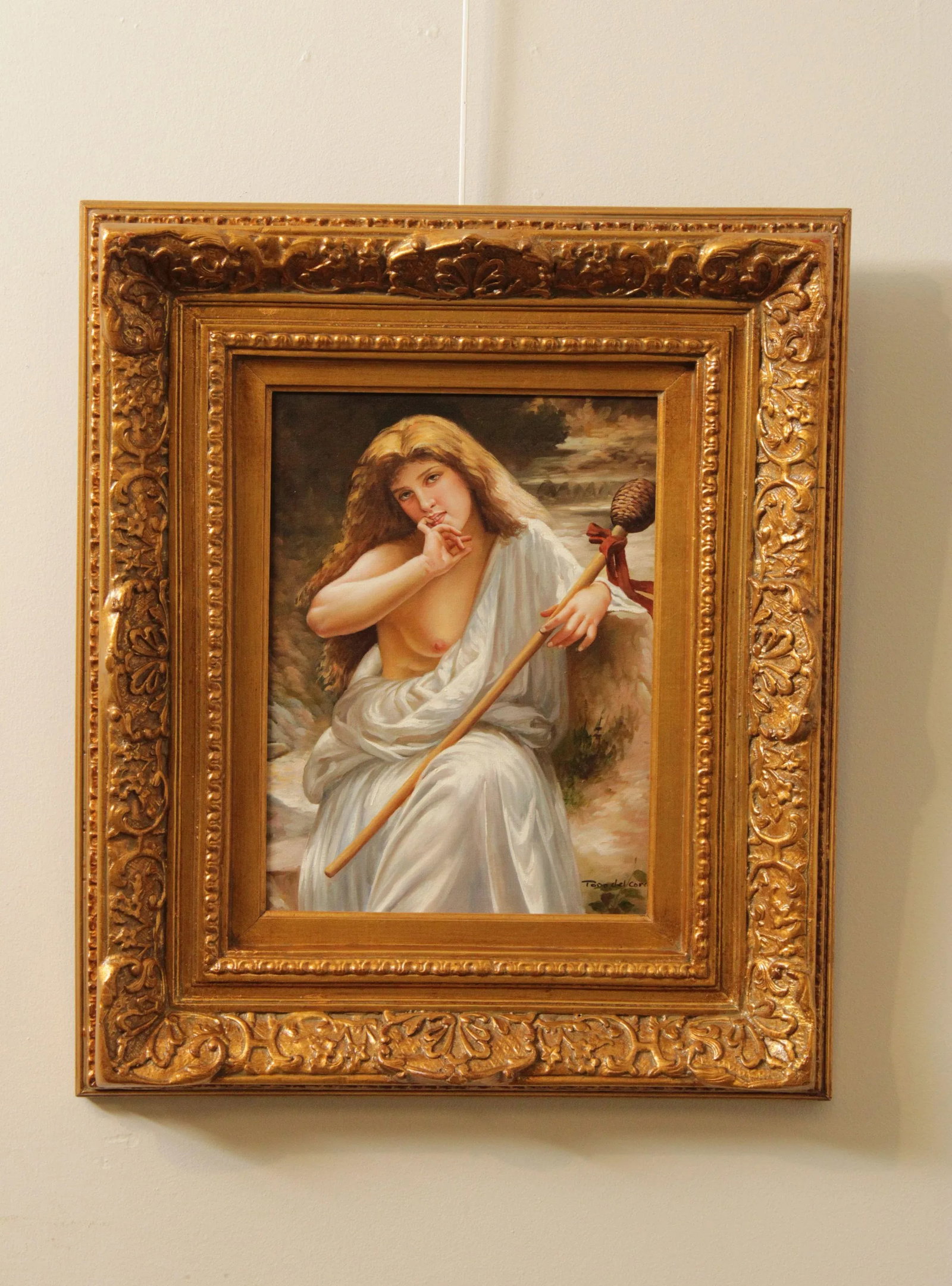 20th Century Portrait of Woman, signed 'Toro del Corro' - 2