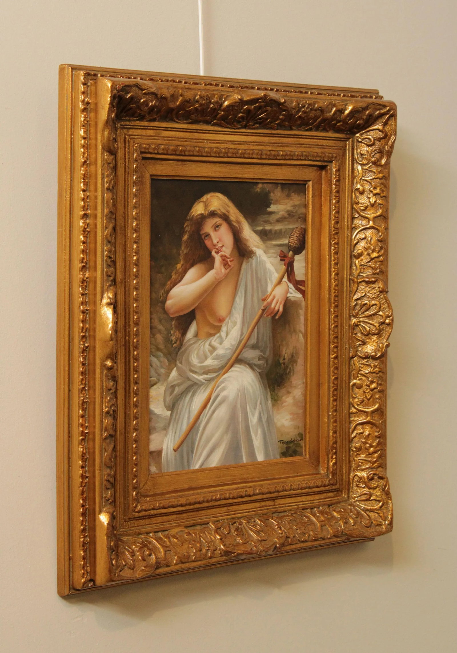 20th Century Portrait of Woman, signed 'Toro del Corro' - 3