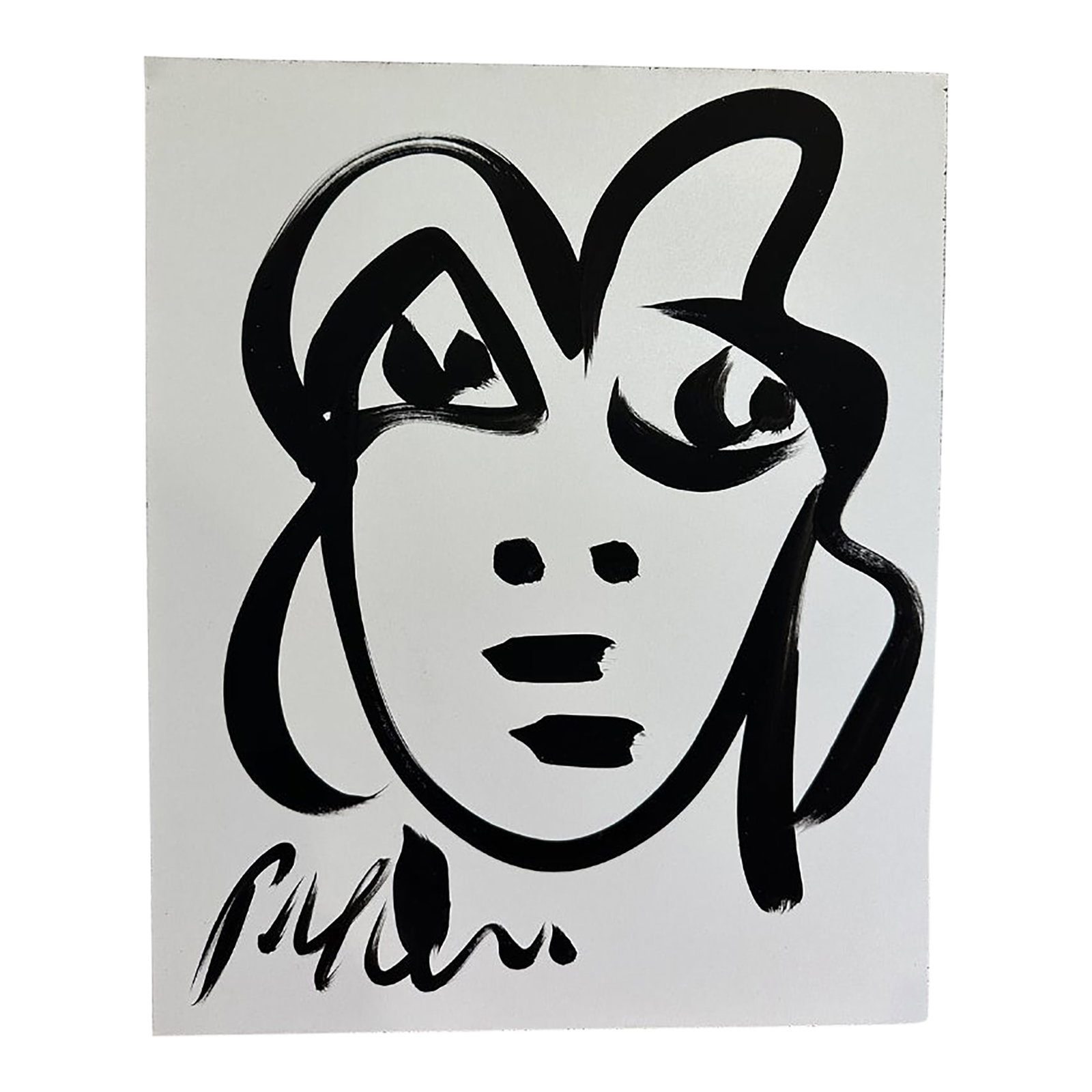 Peter Keil Painting: Peter Keil is a German artist who focuses primarily on abstract expressionism. Keil painted with some of the greats, including Joan Miro, Pablo Picasso, and Andy Warhol, to name a few. This is a