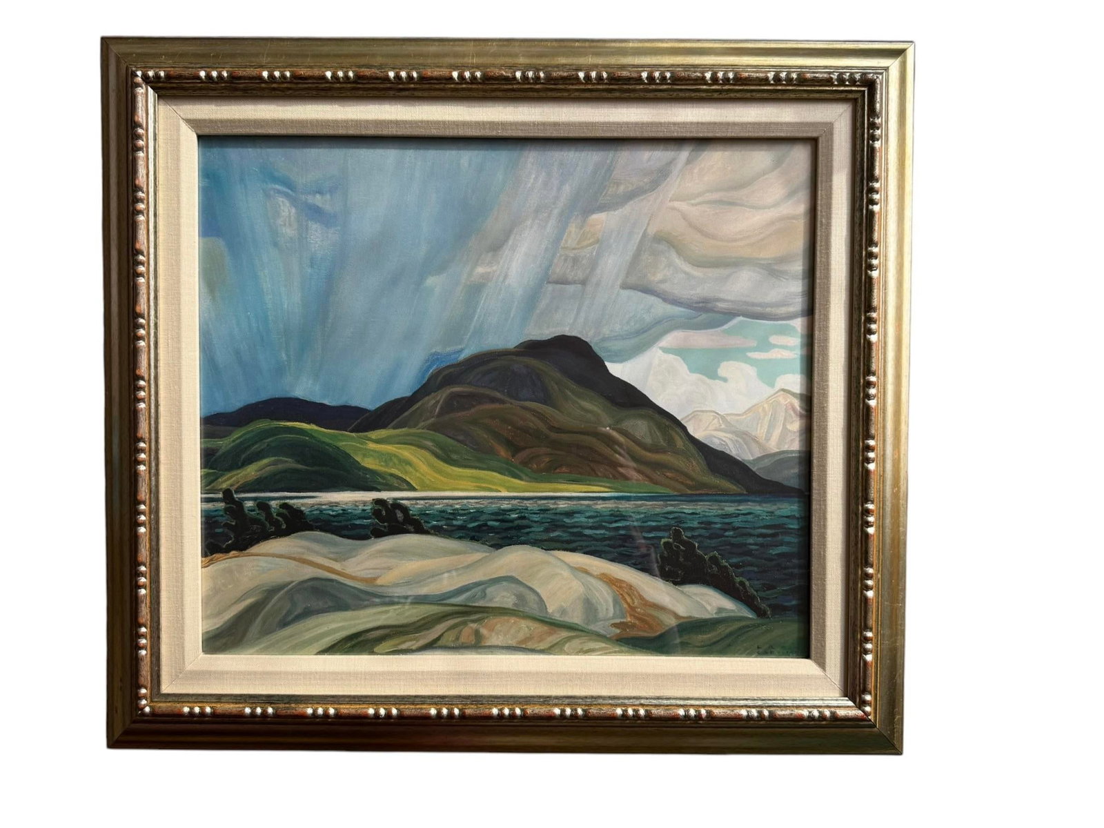 1970s Framed Reproduction of "Summer Storm" by Franklin Carmichael (1890 - 1945) - 12