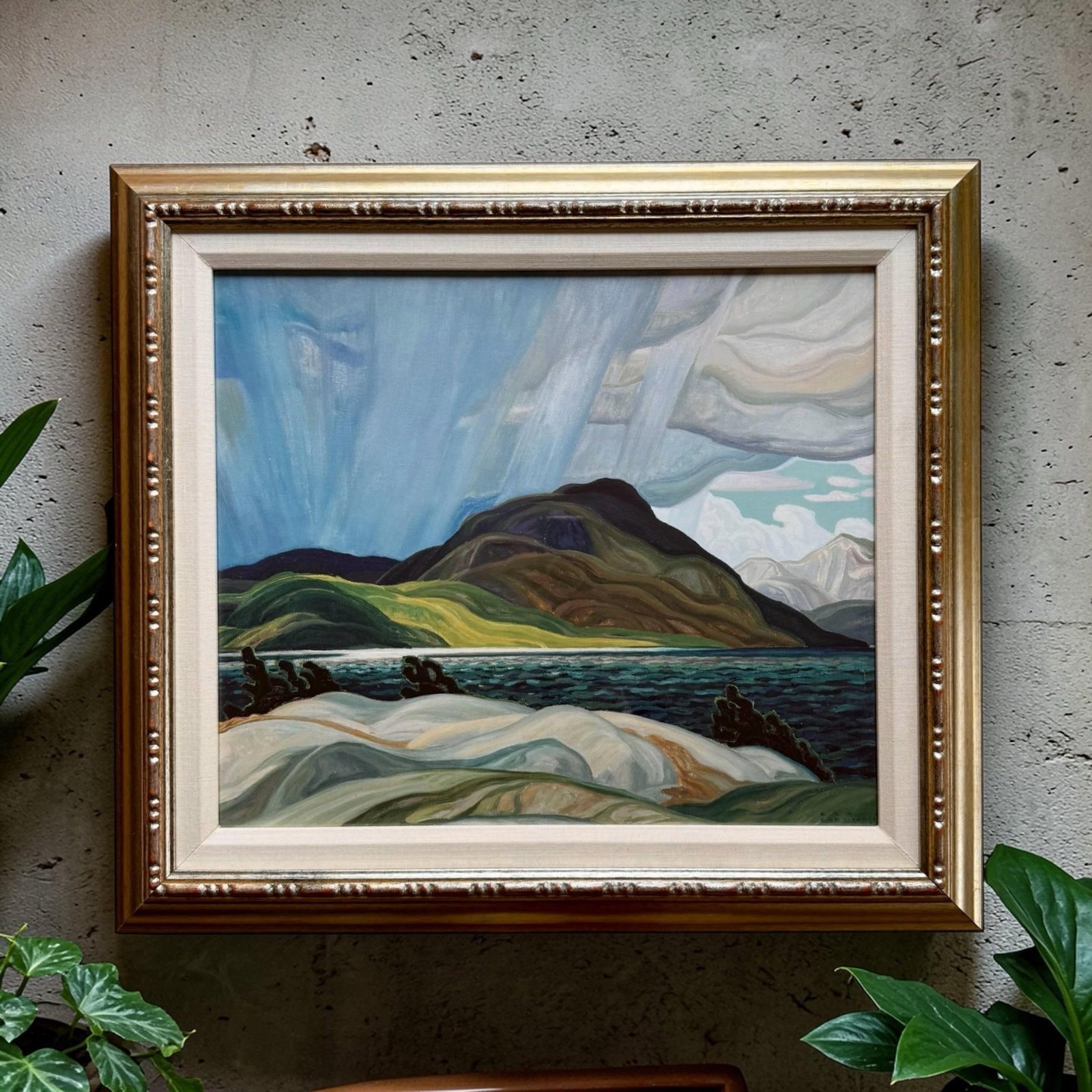 1970s Framed Reproduction of "Summer Storm" by Franklin Carmichael (1890 - 1945) - 2